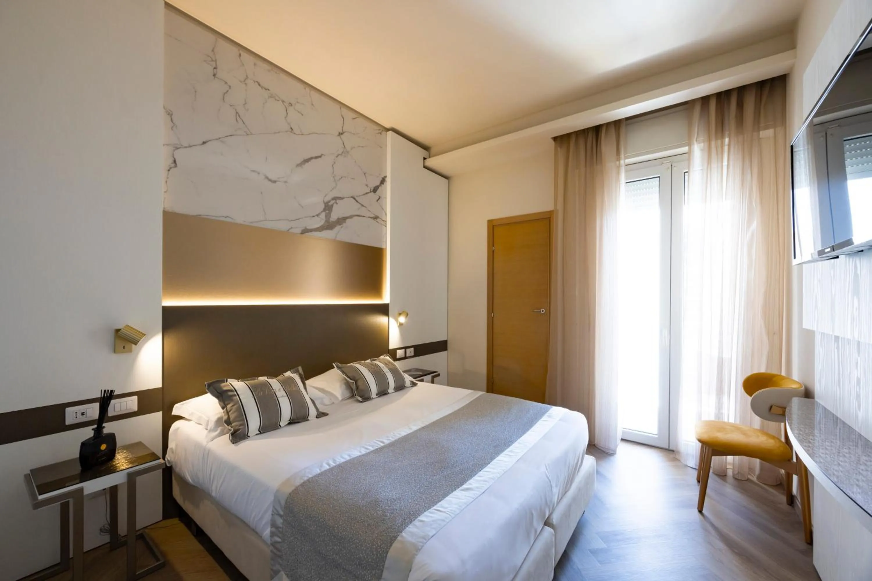 Bed in Hotel Villa Paola