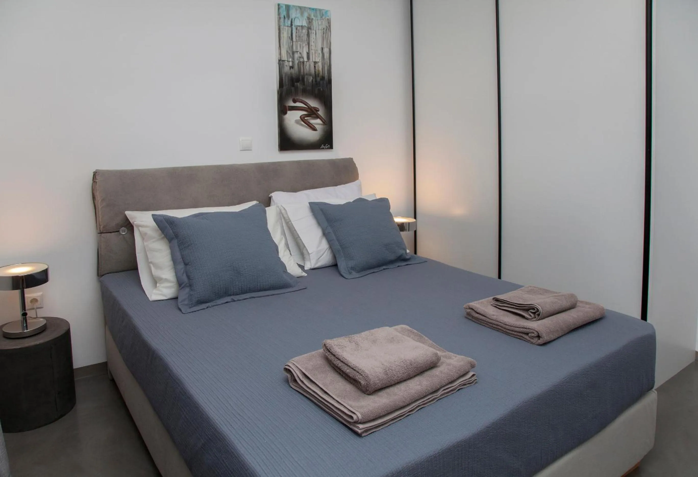 Bedroom, Bed in Luxury Penthouse touching the Acropolis by GHH