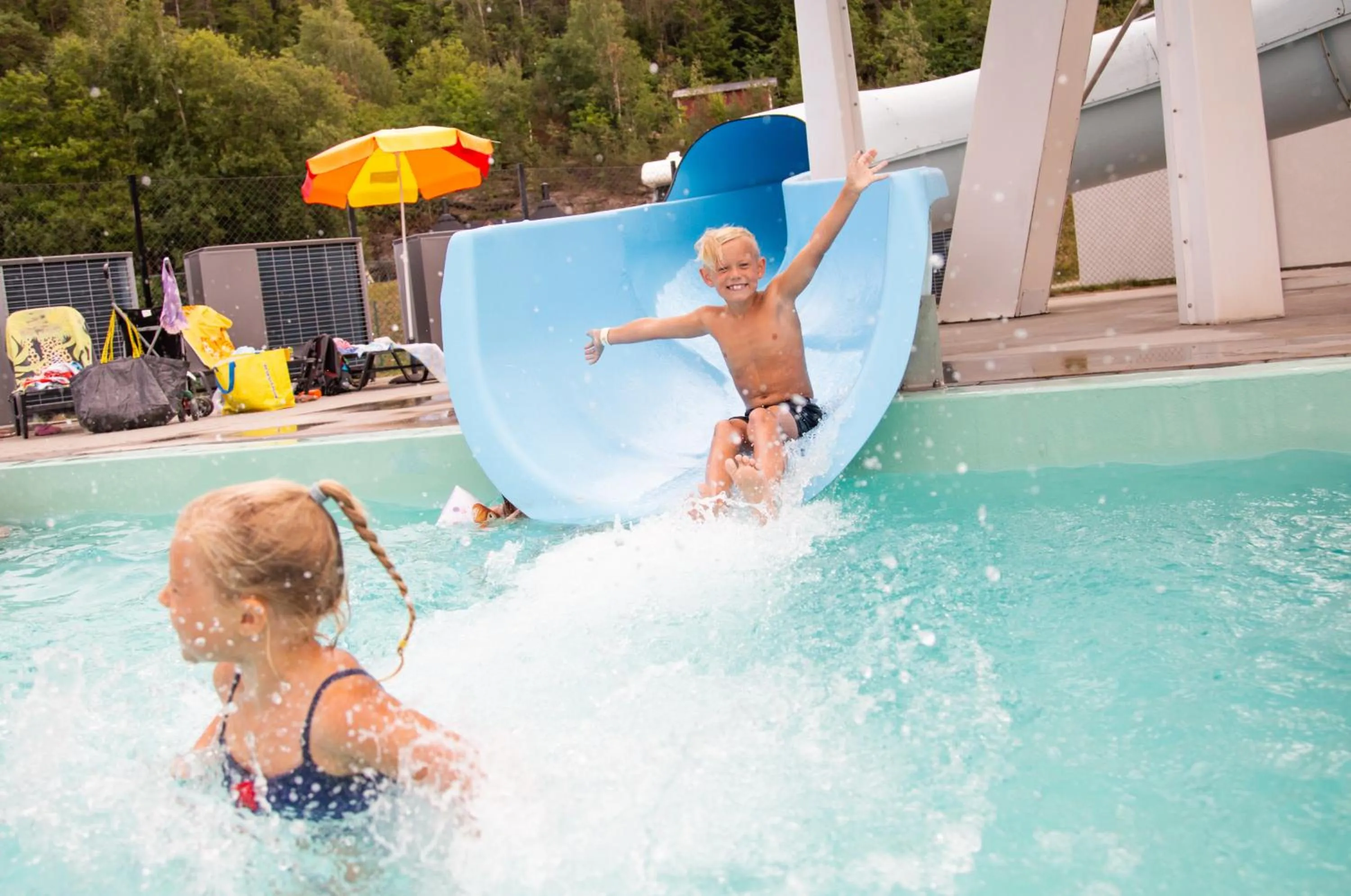 Swimming pool in Hafsten Resort