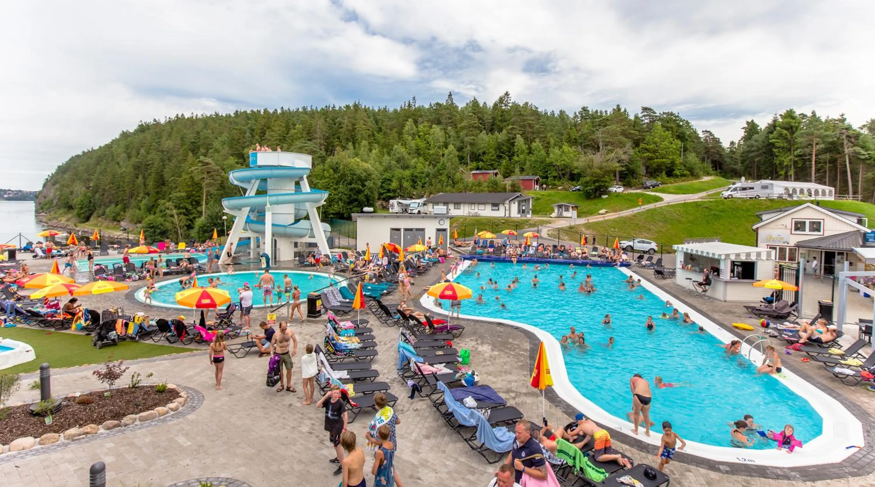 Swimming pool in Hafsten Resort