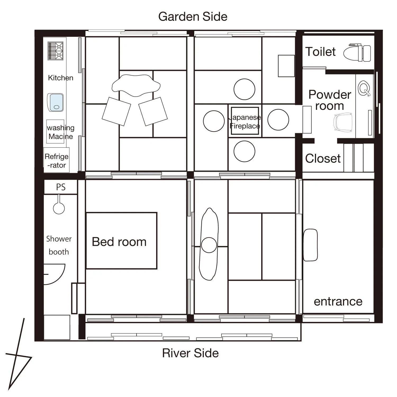 Floor plan in The Lodge MIWA