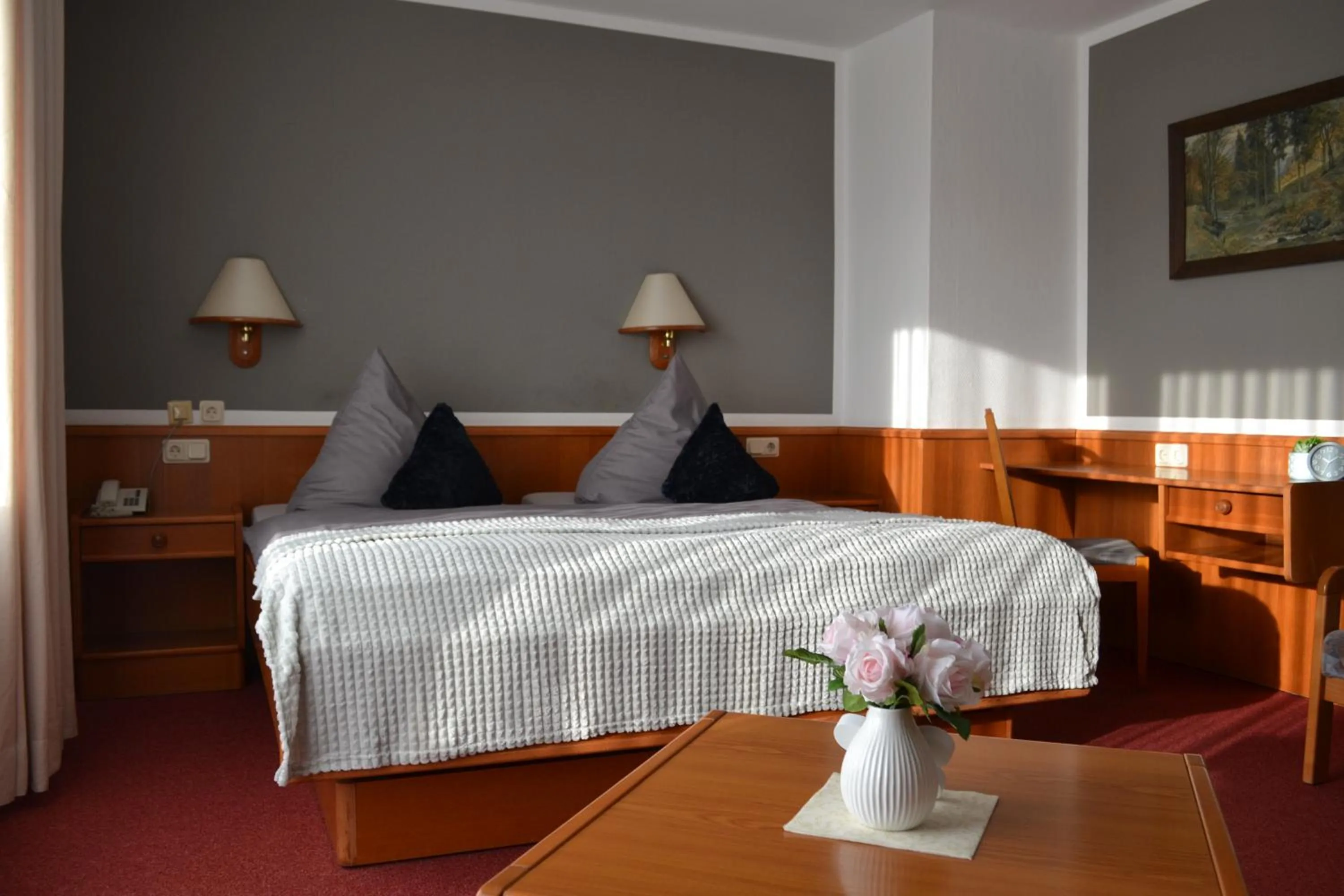 Bed in Hotel Blocksberg