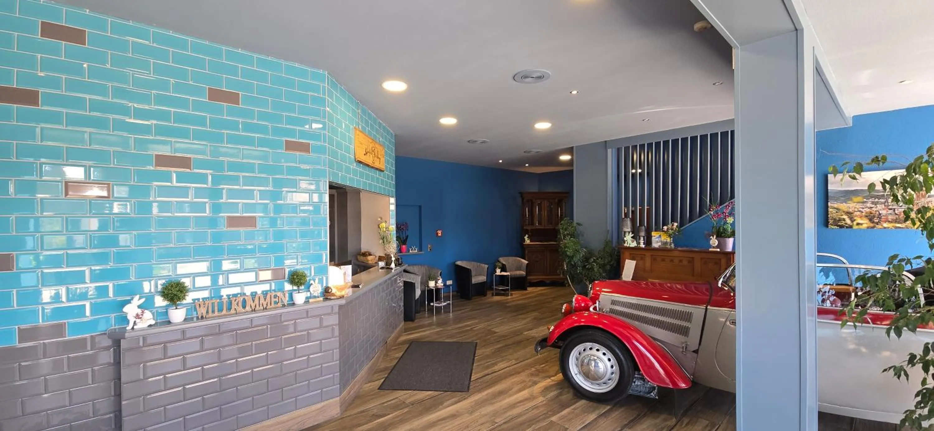 Lobby or reception in Hotel Blocksberg