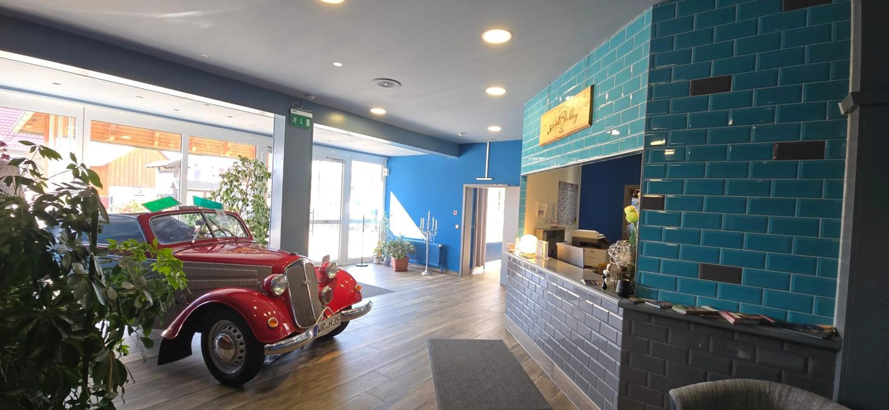 Lobby or reception in Hotel Blocksberg