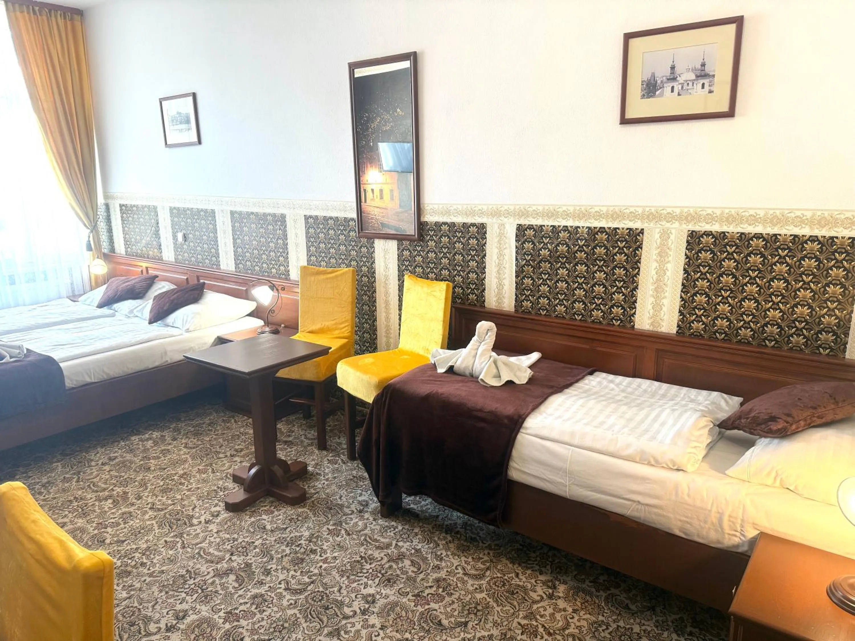 Bed in Hotel Liliova Prague Old Town