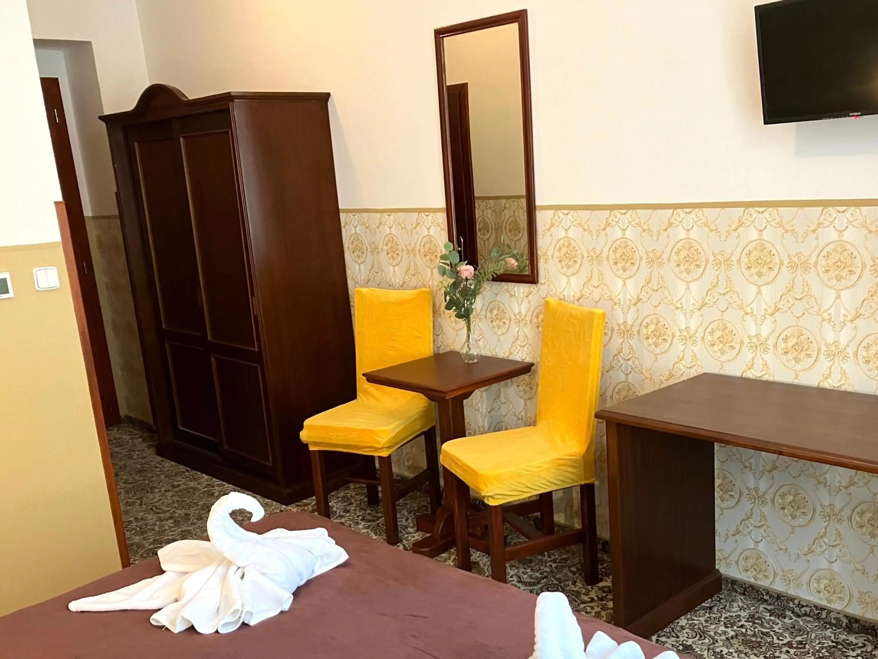 Seating area, Bed in Hotel Liliova Prague Old Town