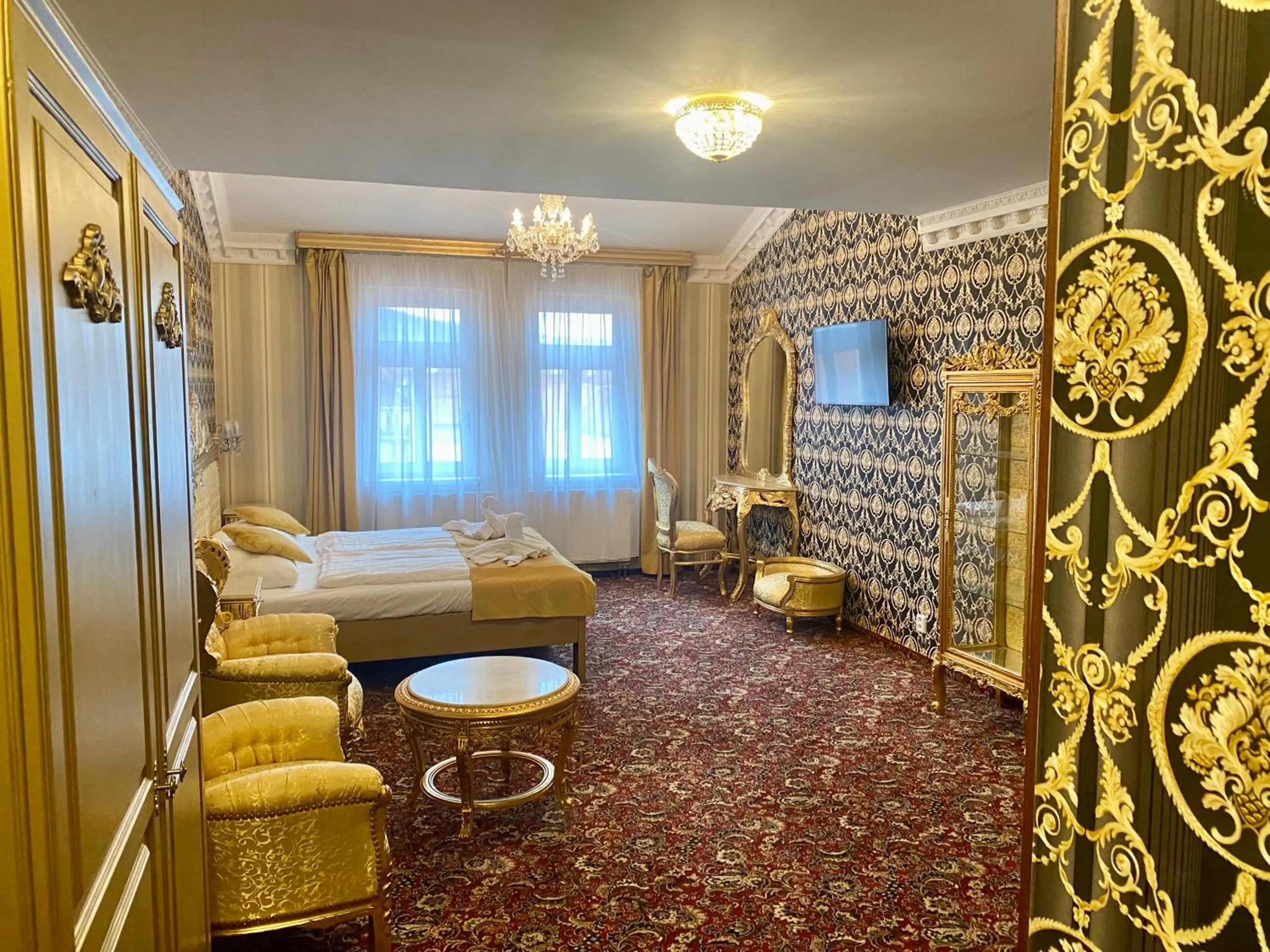 Bed in Hotel Liliova Prague Old Town