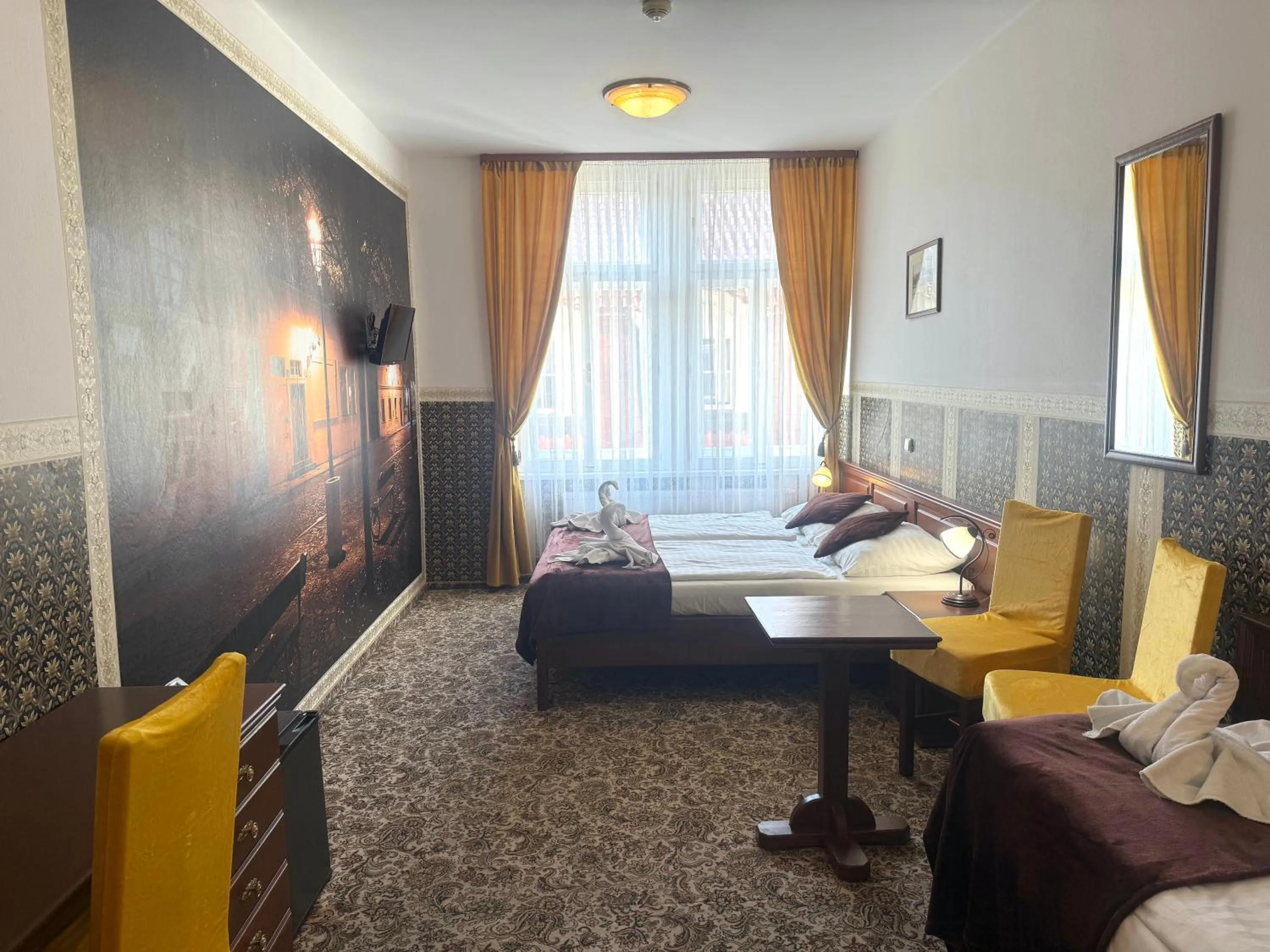 Seating area in Hotel Liliova Prague Old Town