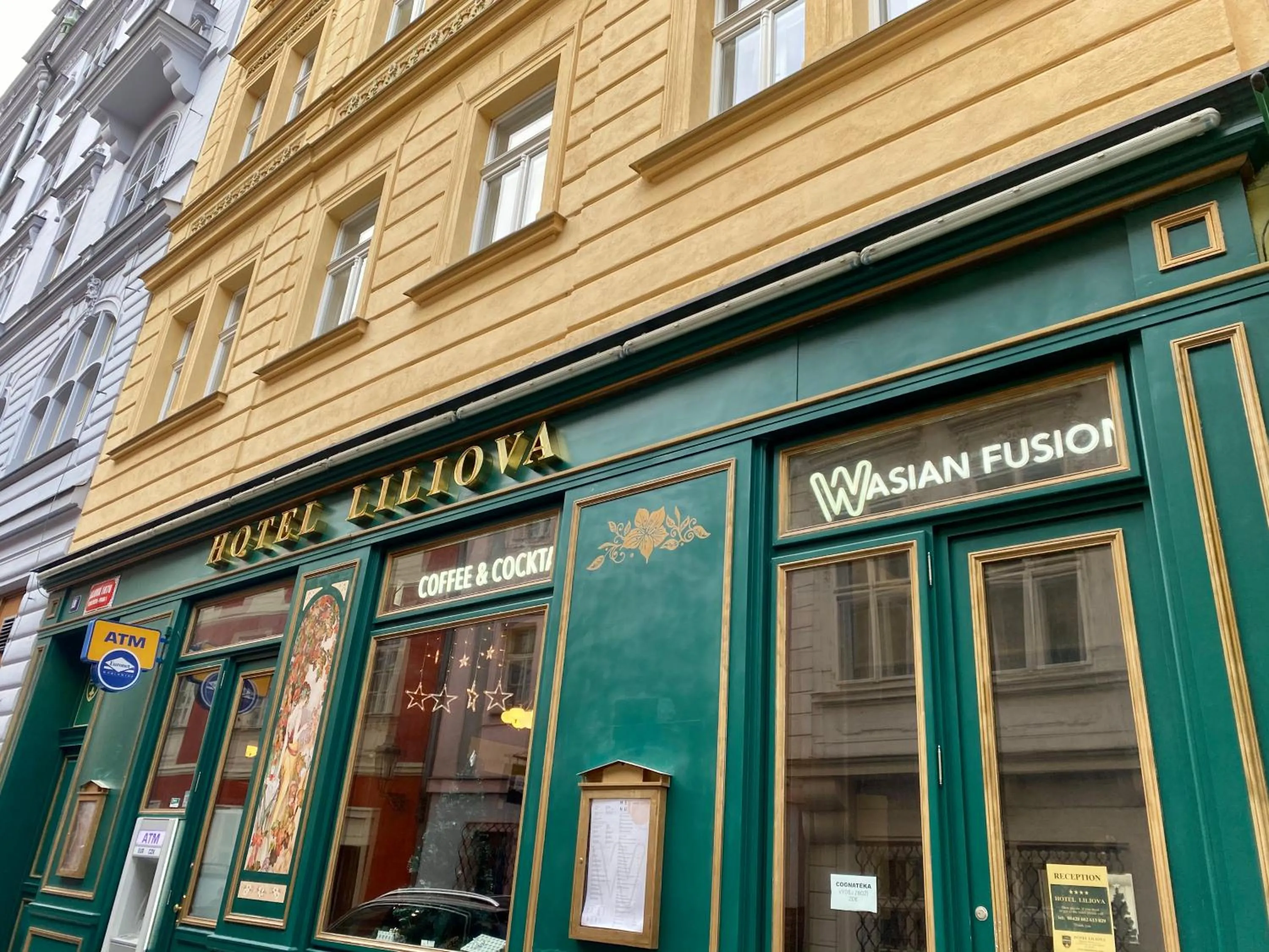 Facade/entrance in Hotel Liliova Prague Old Town