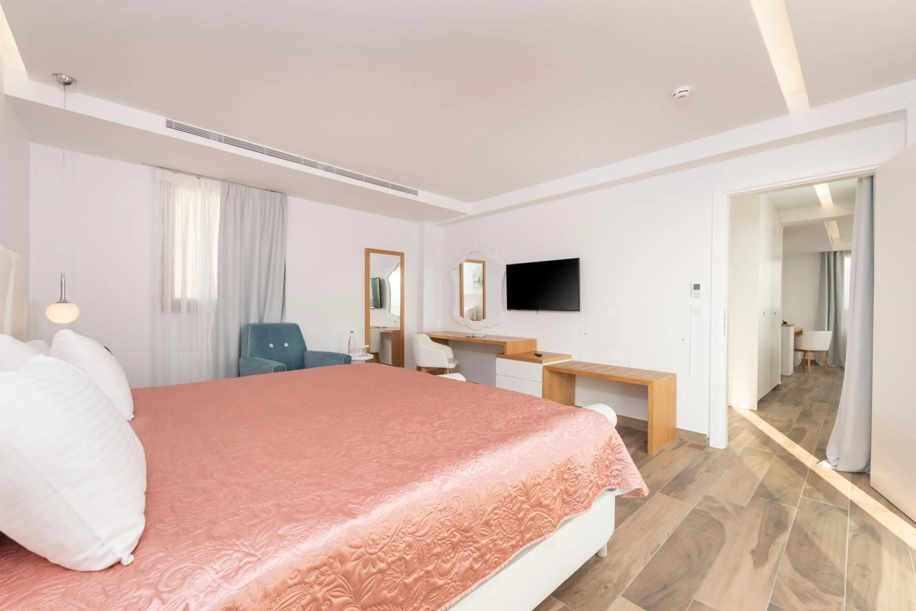 Bed in White Rock of Kos Hotel - Adults only