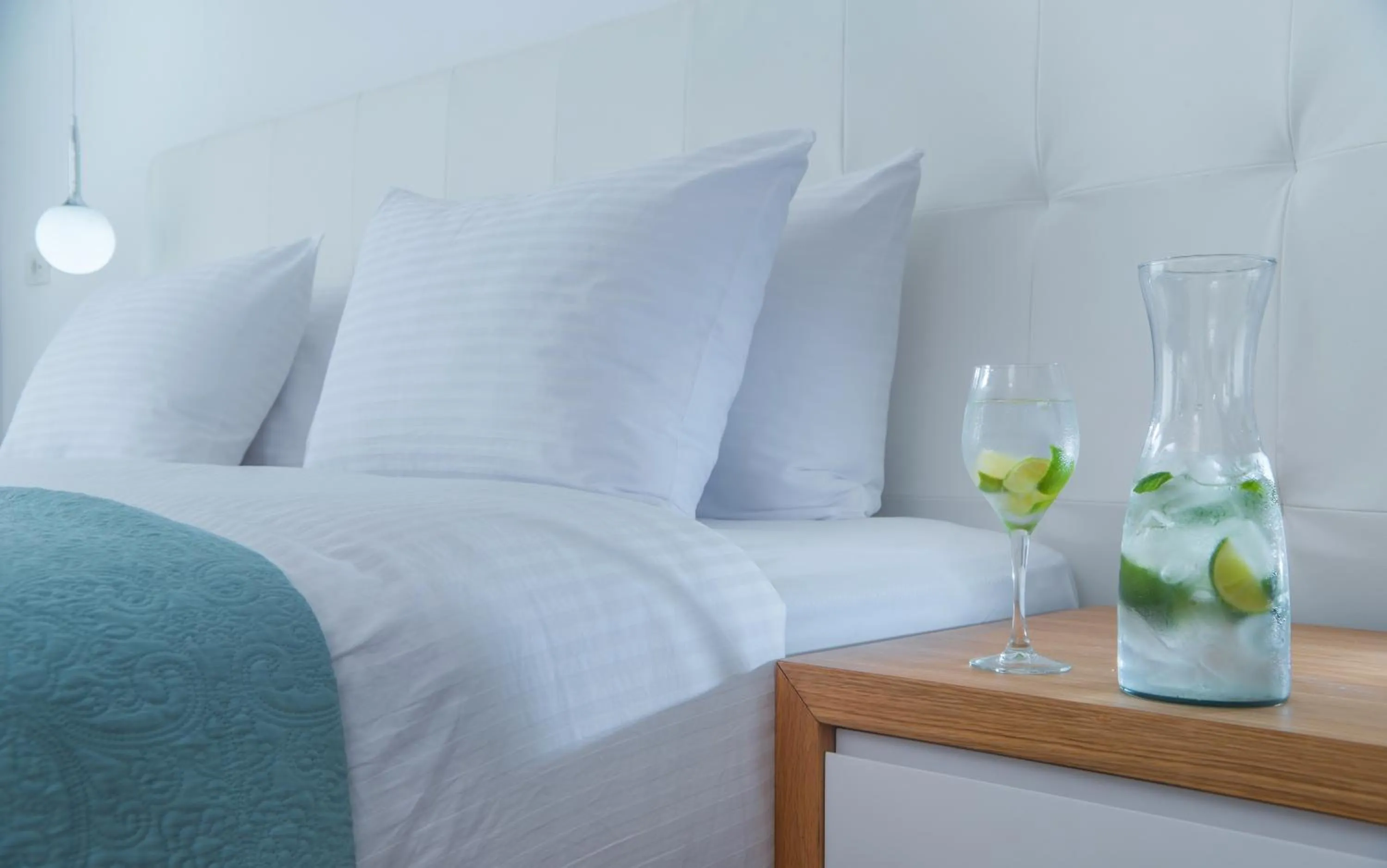 Bed in White Rock of Kos Hotel - Adults only