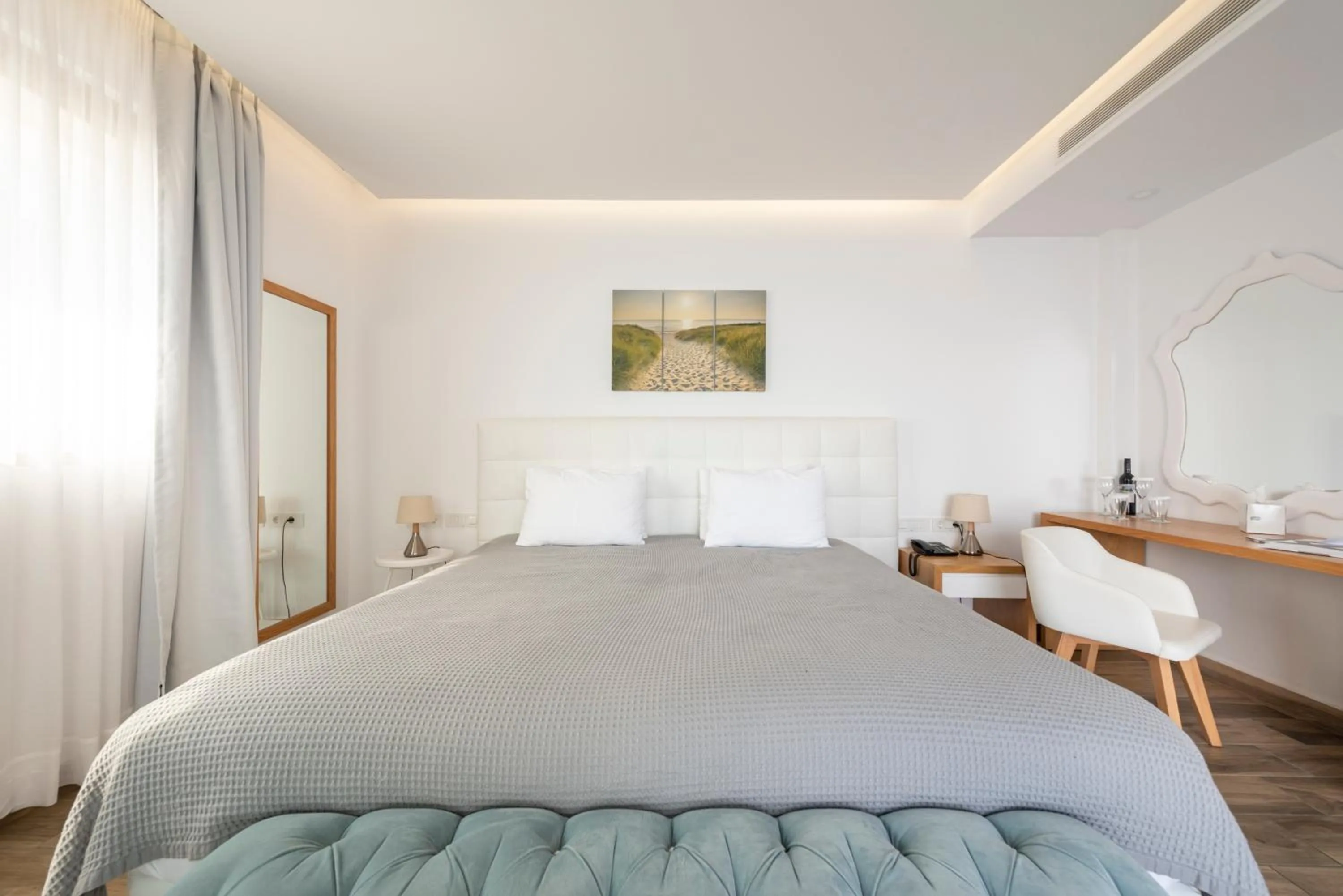 Bed in White Rock of Kos Hotel - Adults only