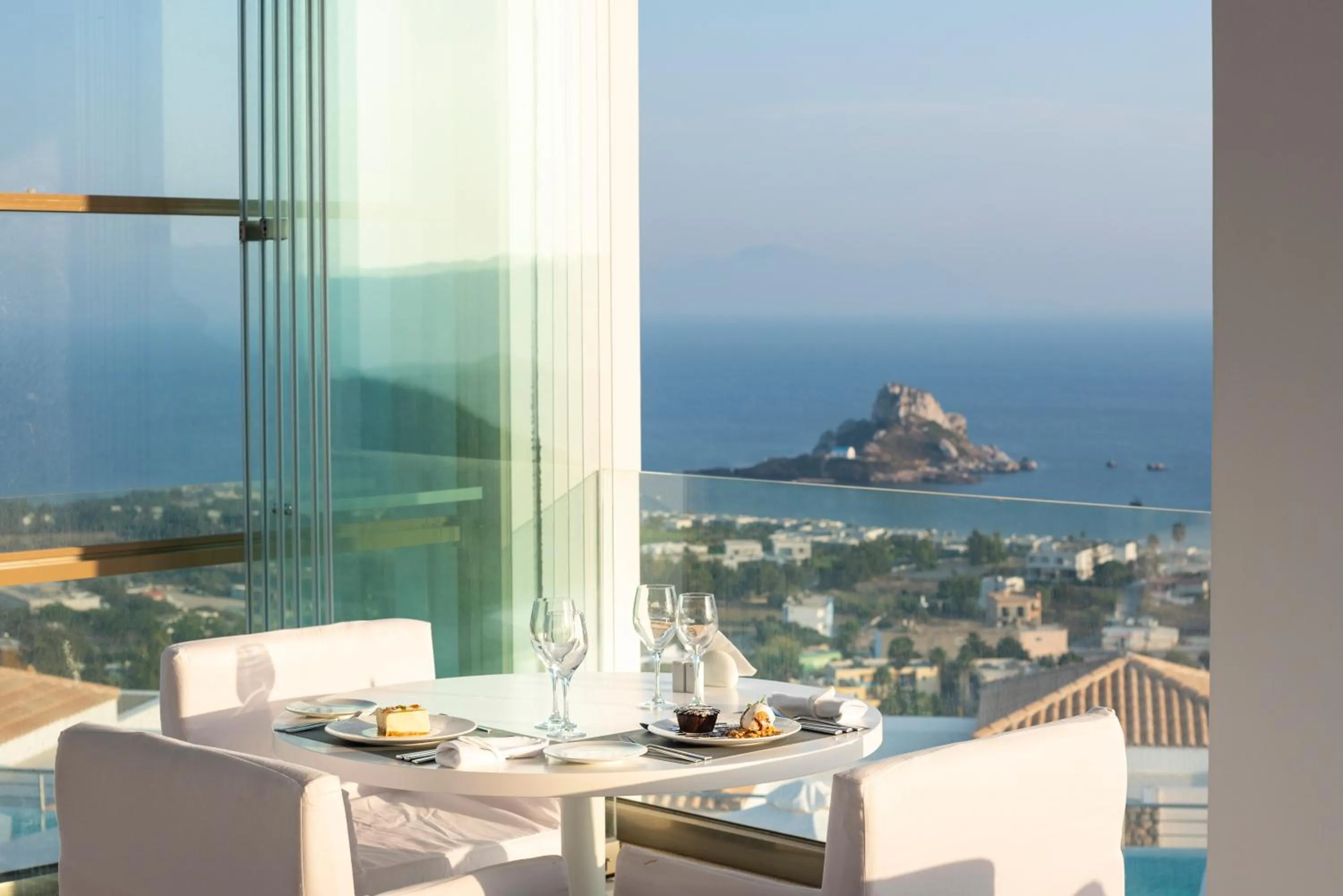 Dining area in White Rock of Kos Hotel - Adults only