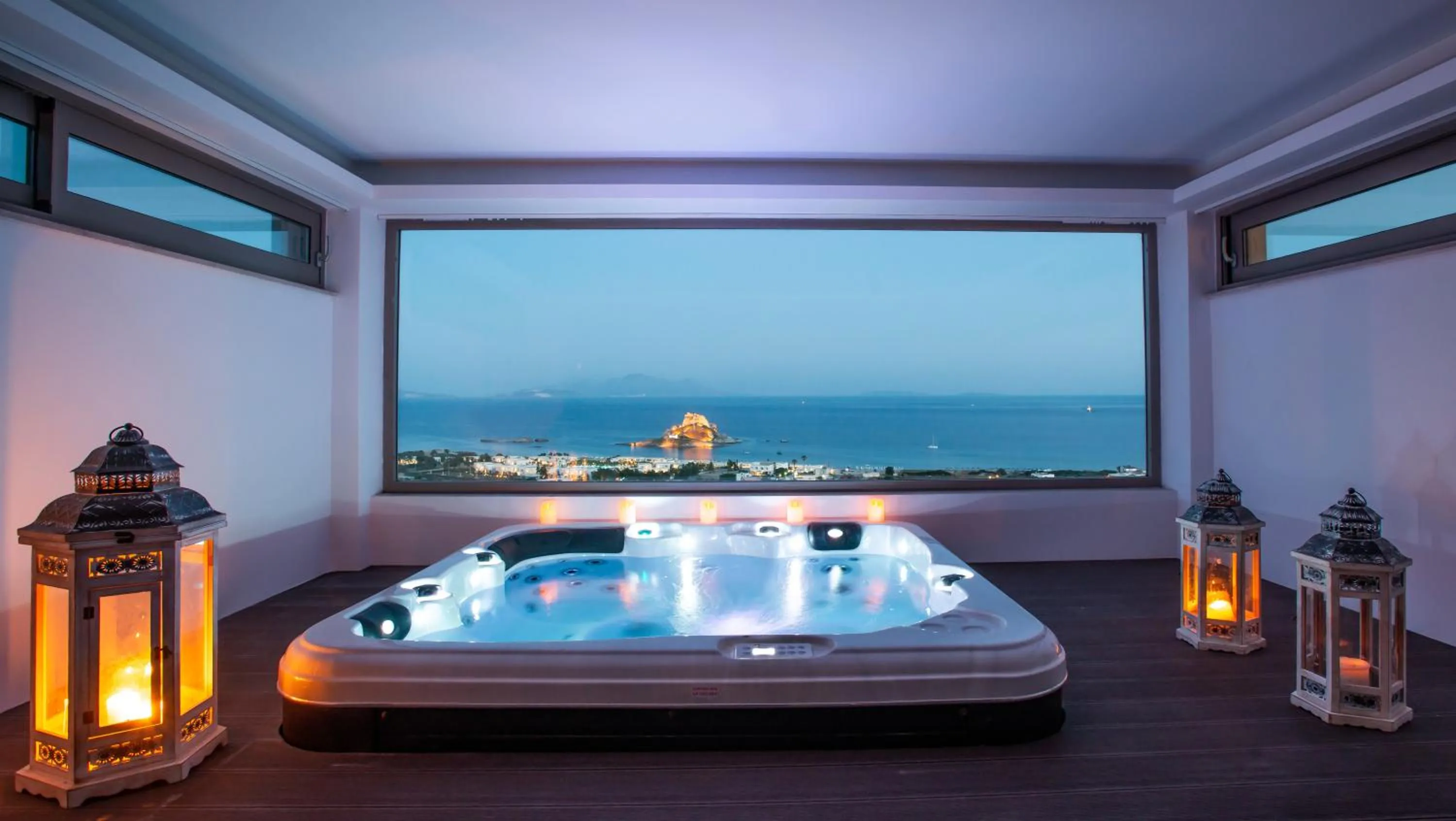 Bed in White Rock of Kos Hotel - Adults only