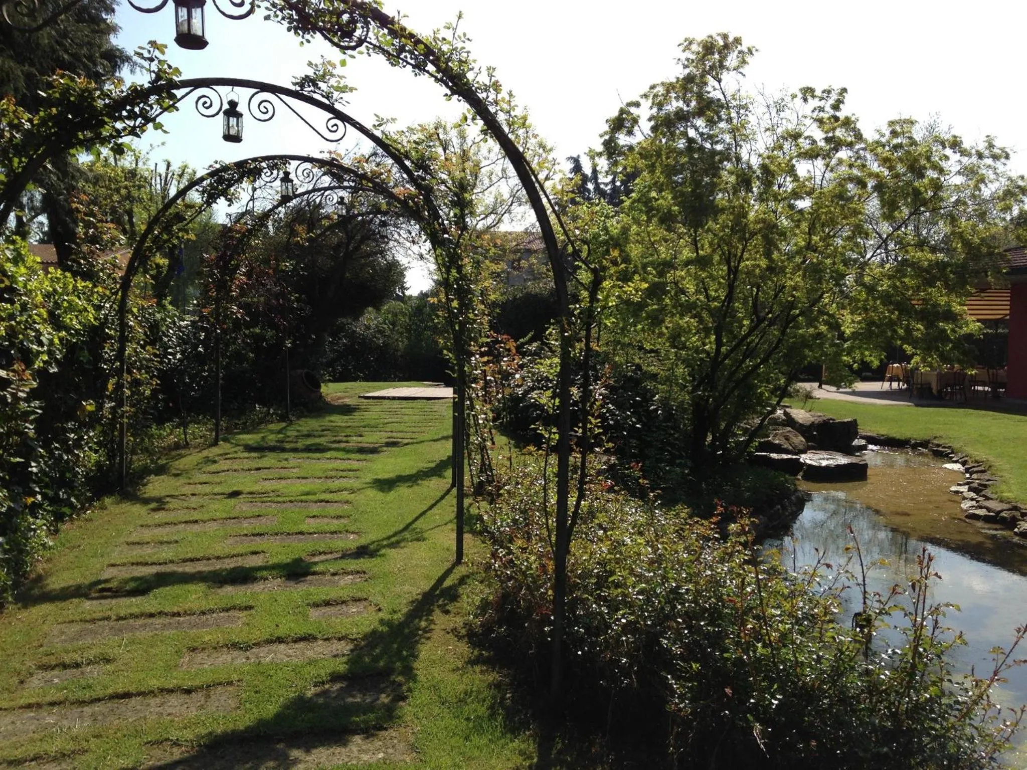 Garden in Il Leone D'Oro