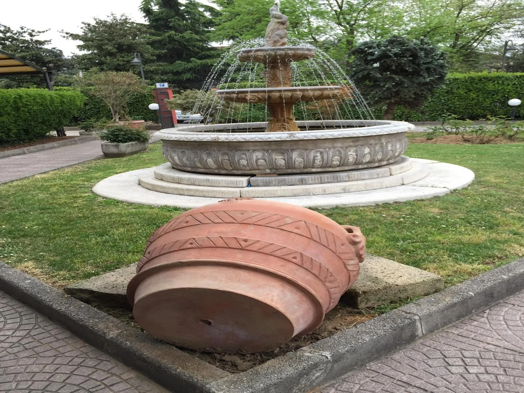 Garden in Il Leone D'Oro