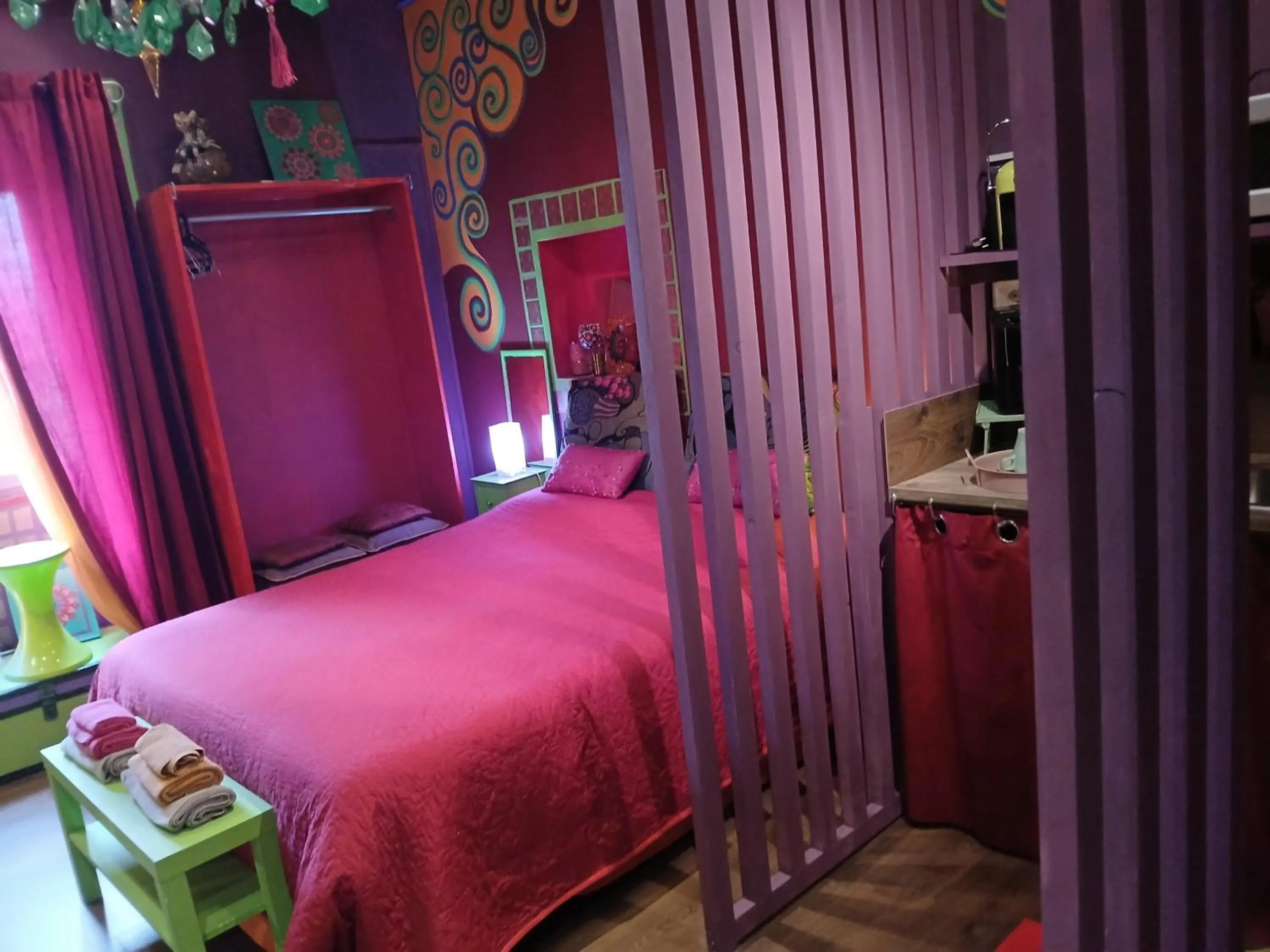 Bed in Suite d'Artista Calcata