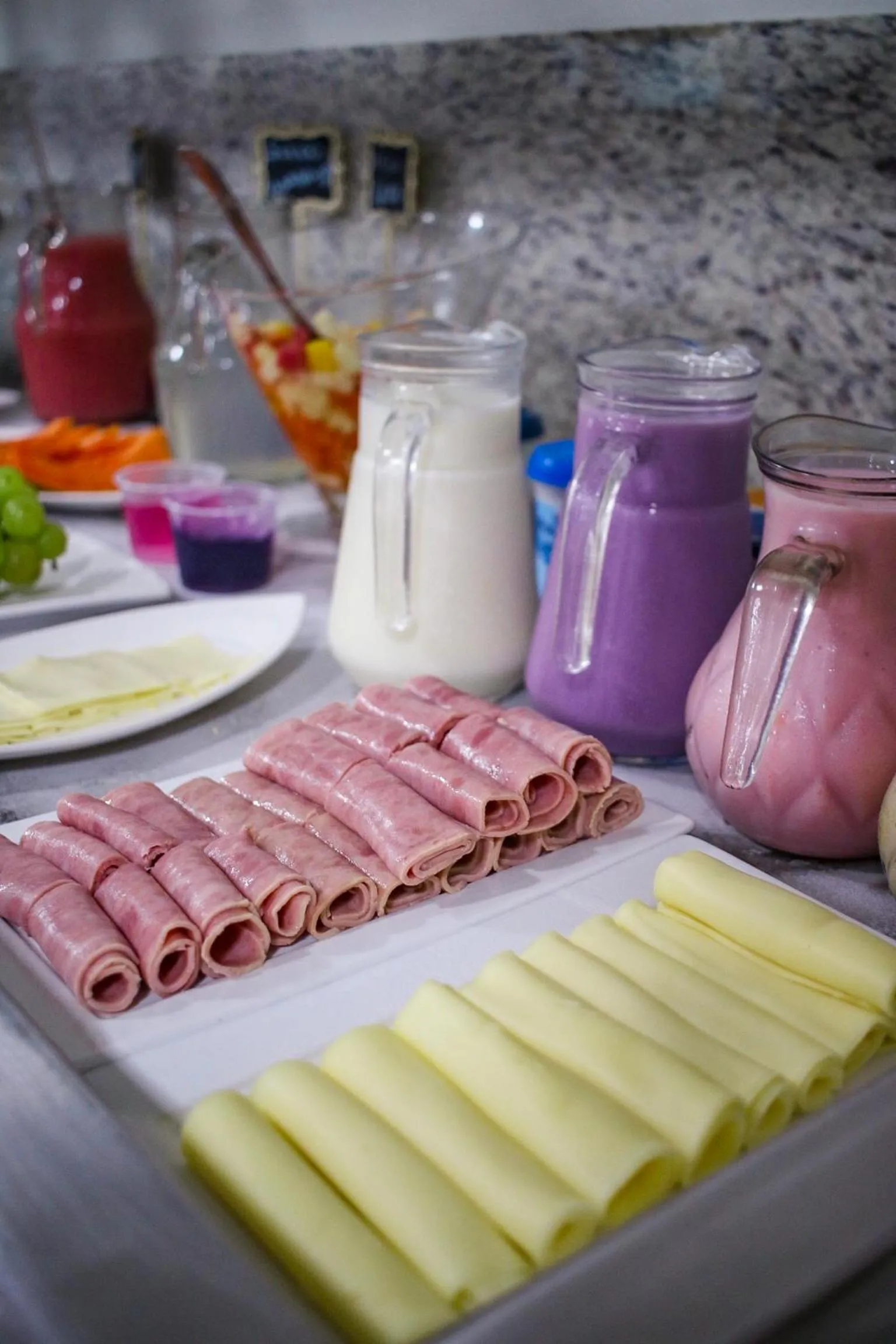 Buffet breakfast in Oriental Praia Hotel