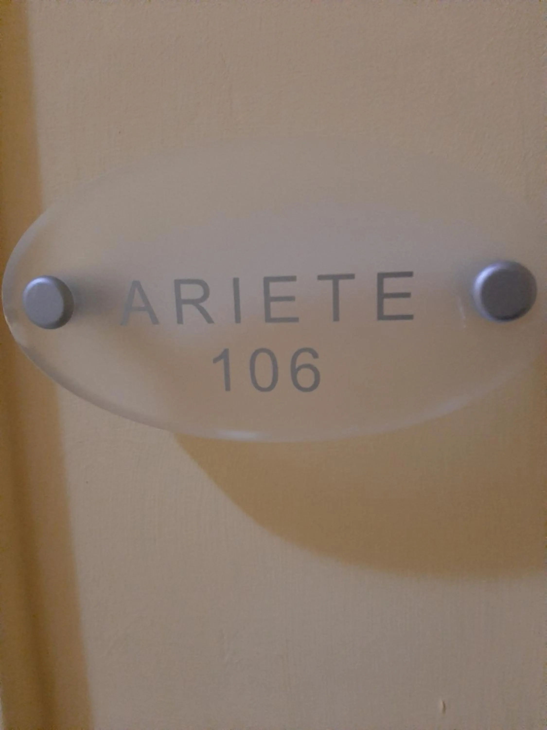 Logo/Certificate/Sign in Hotel Chiaraluna