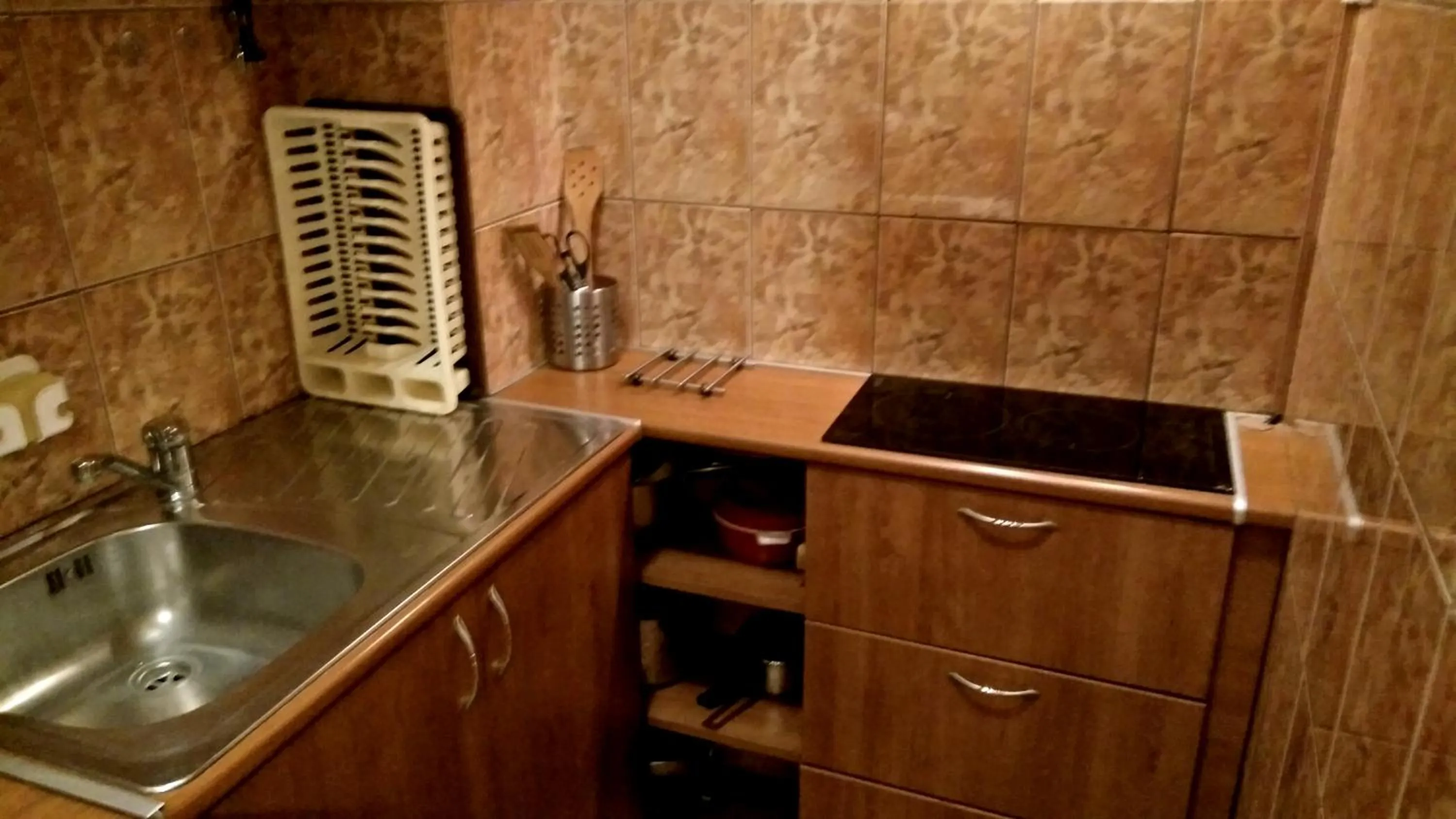 Kitchen or kitchenette in RomPromo Plus Accommodation