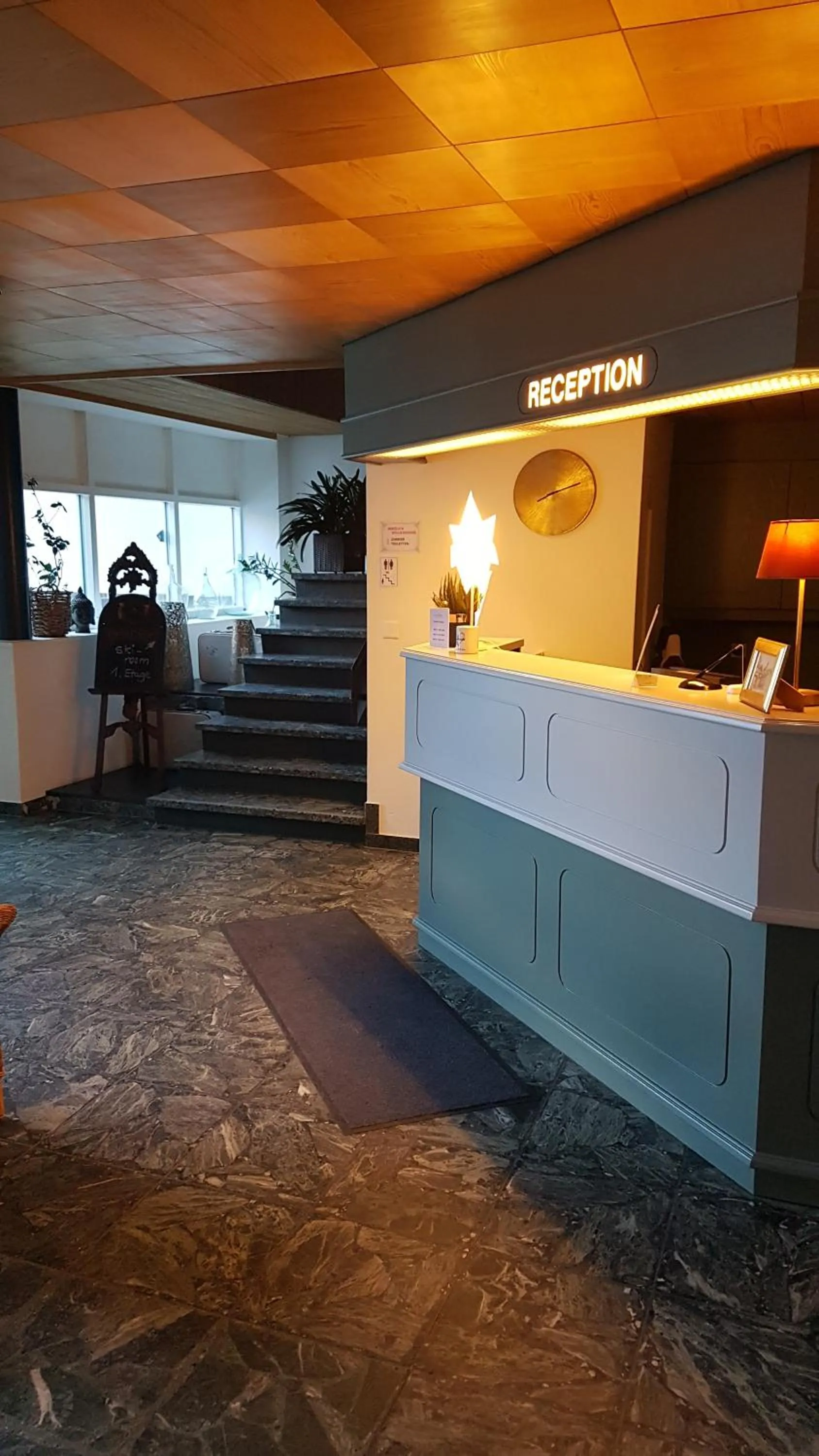 Lobby or reception in Weisses Rössli only Bed & Breakfast self check-in mit Sauna extra
