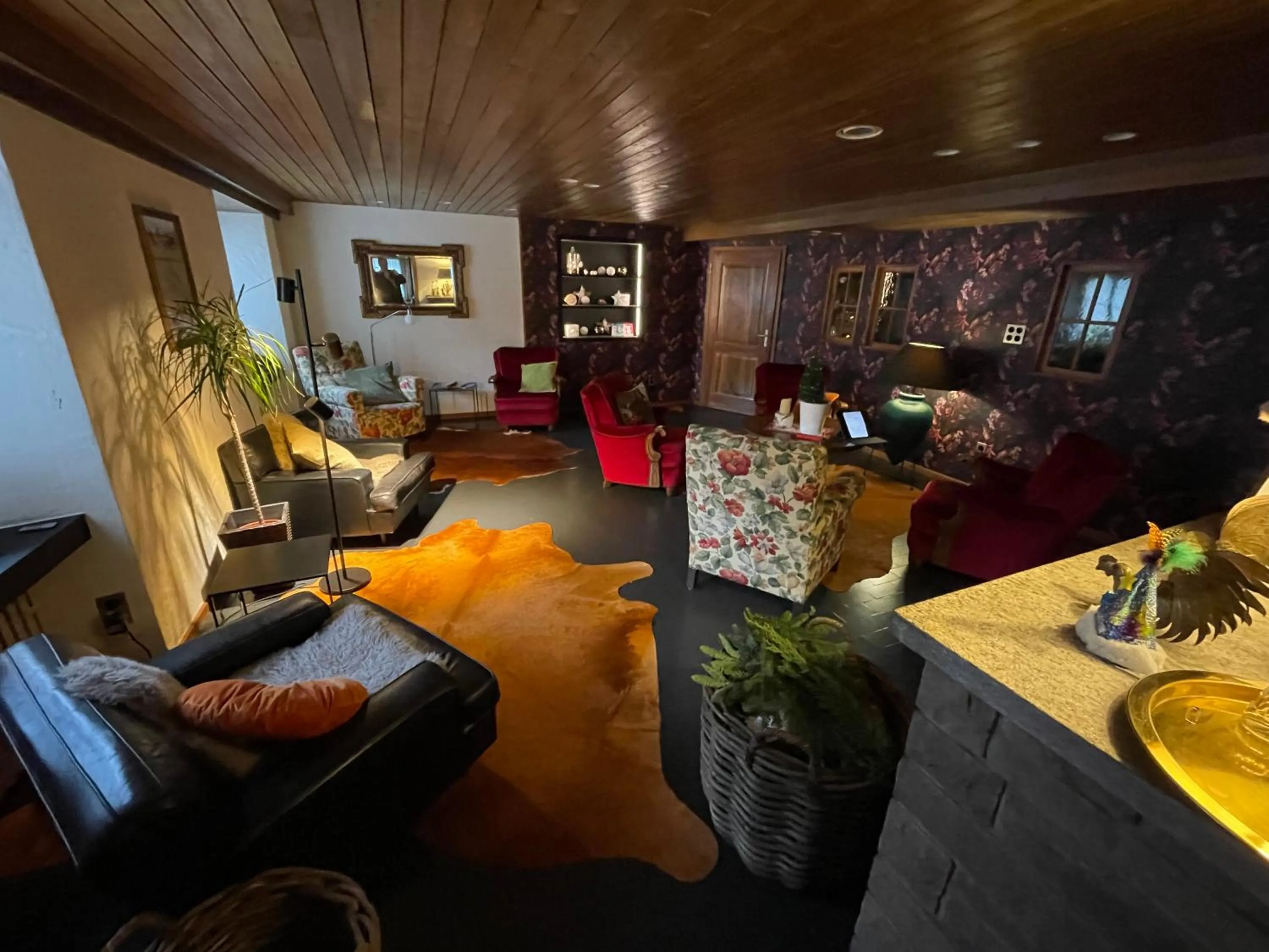 Lounge or bar in Weisses Rössli only Bed & Breakfast self check-in mit Sauna extra