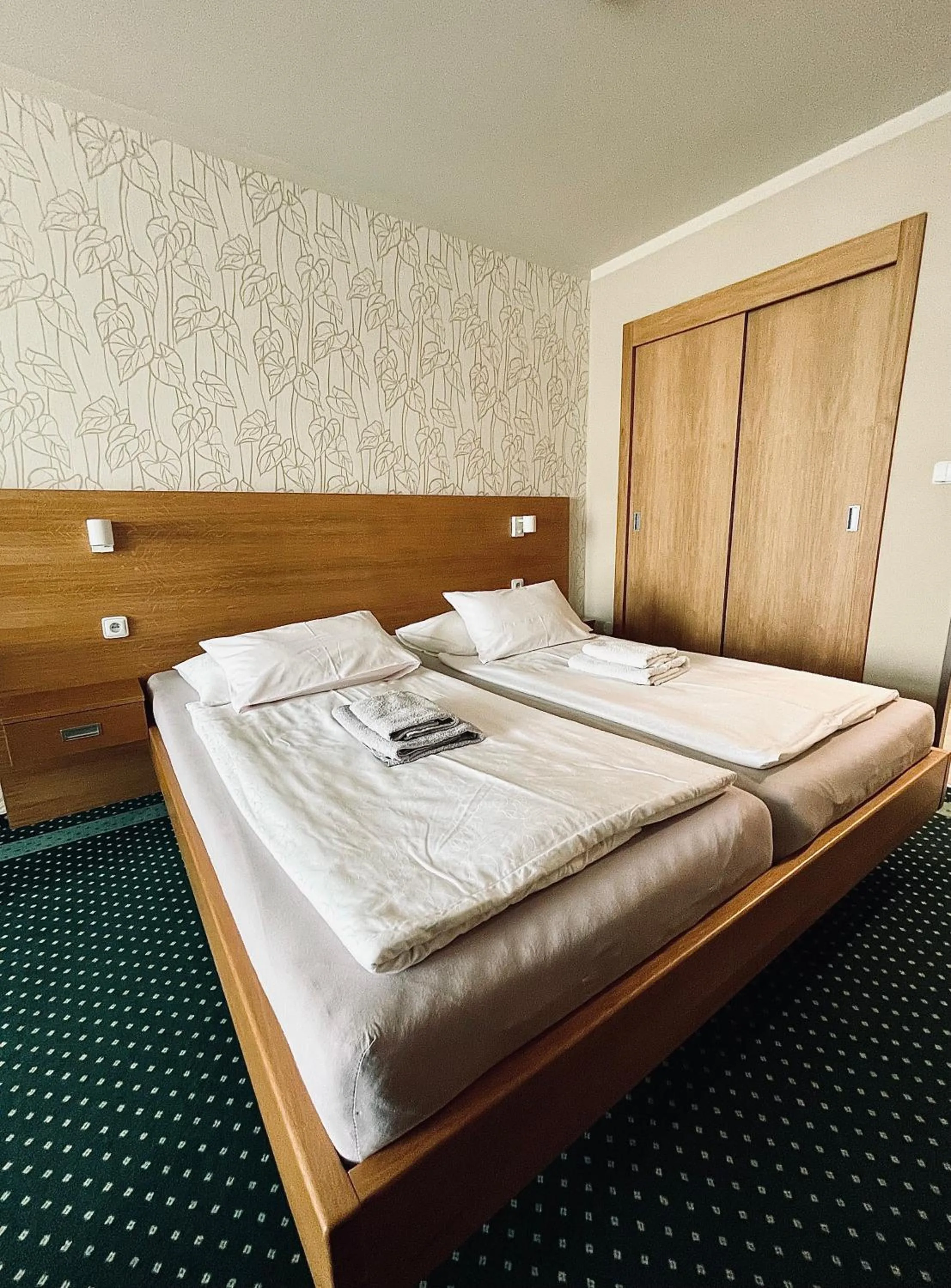 Bed in Hotel Vacek Pod Věží