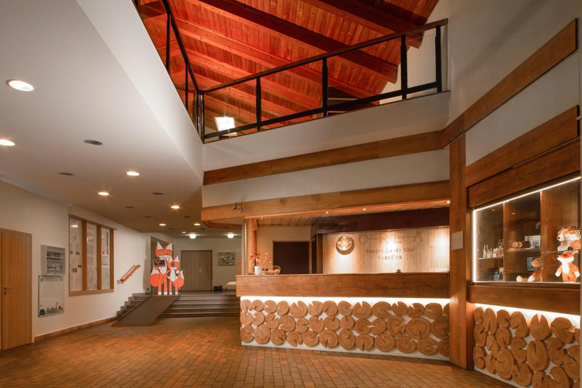 Lobby or reception in OREA Resort Devět Skal Vysočina