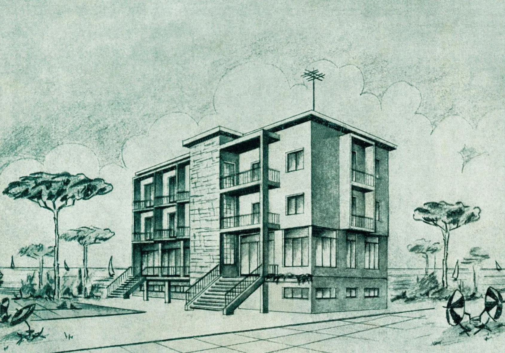 Property building in Hotel Amedea