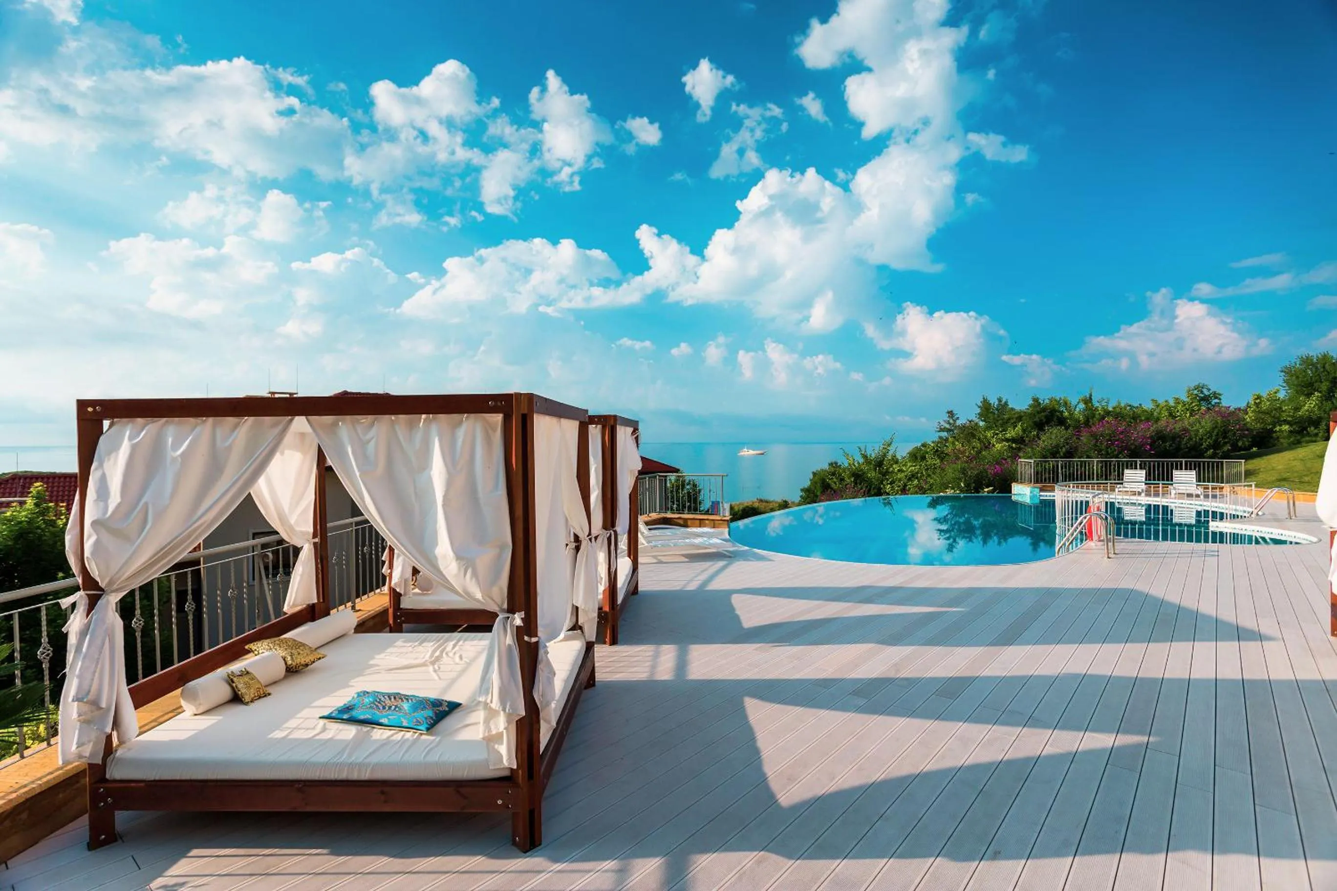 Patio in Thracian Cliffs Golf & Beach Resort