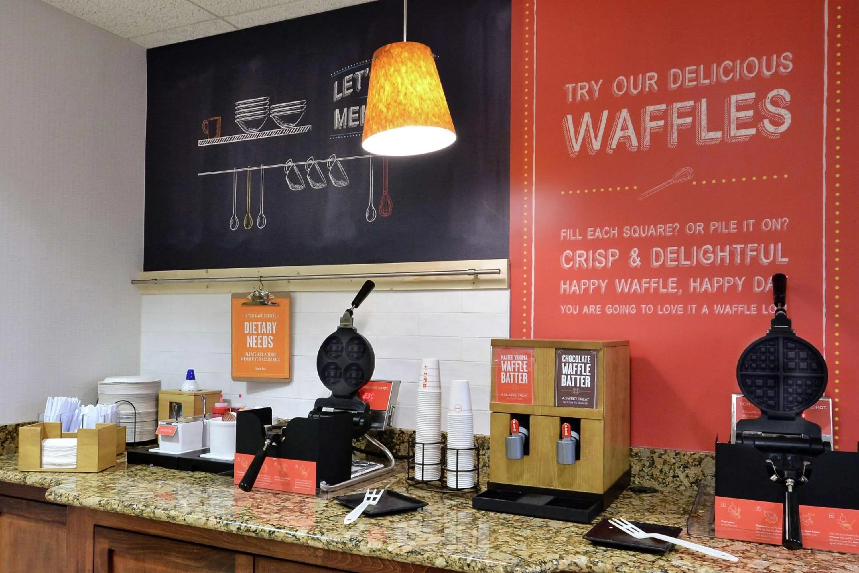 Breakfast in Hampton Inn Raleigh/Town of Wake Forest