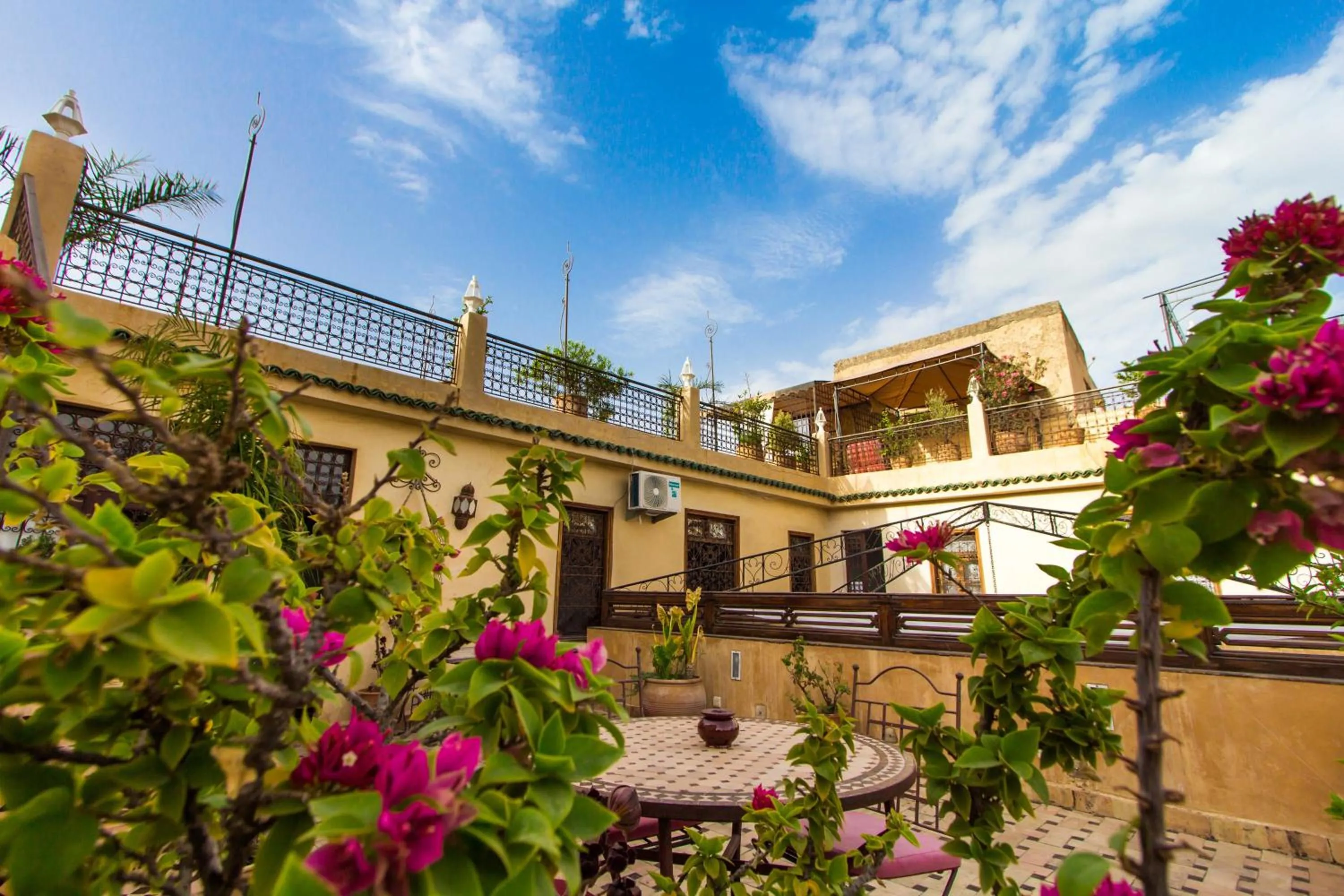 Balcony/Terrace in Riad 53 Fes - Luxury Oasis