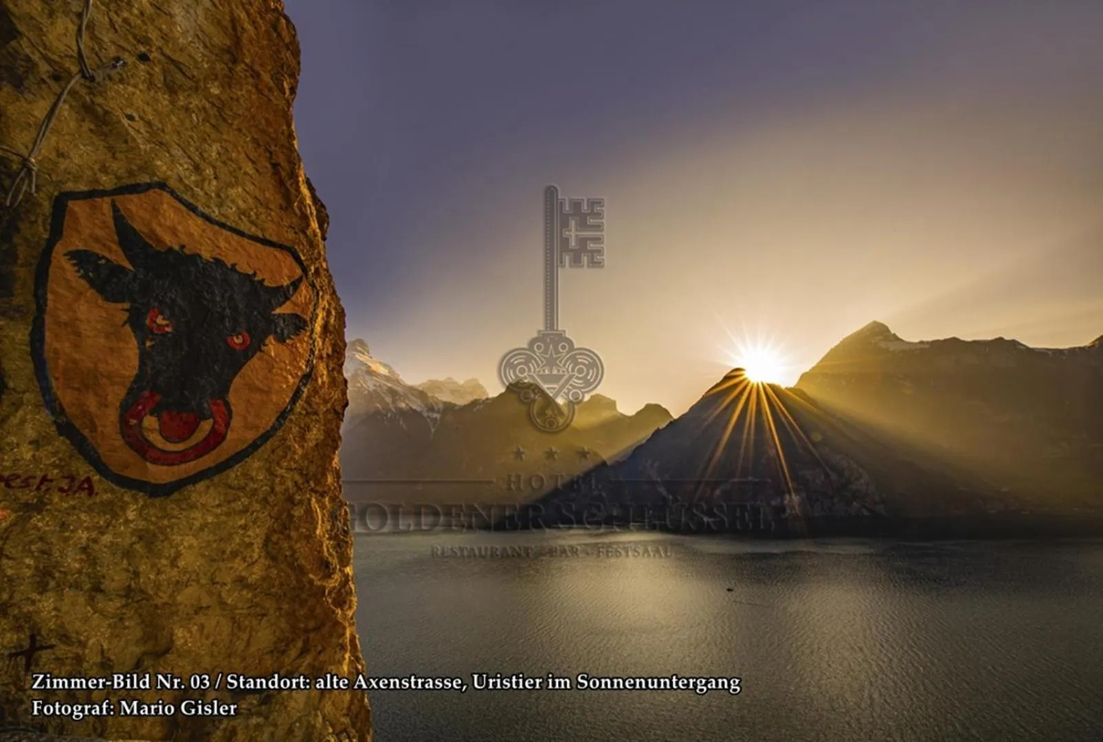 Decorative detail in Hotel Goldener Schlüssel