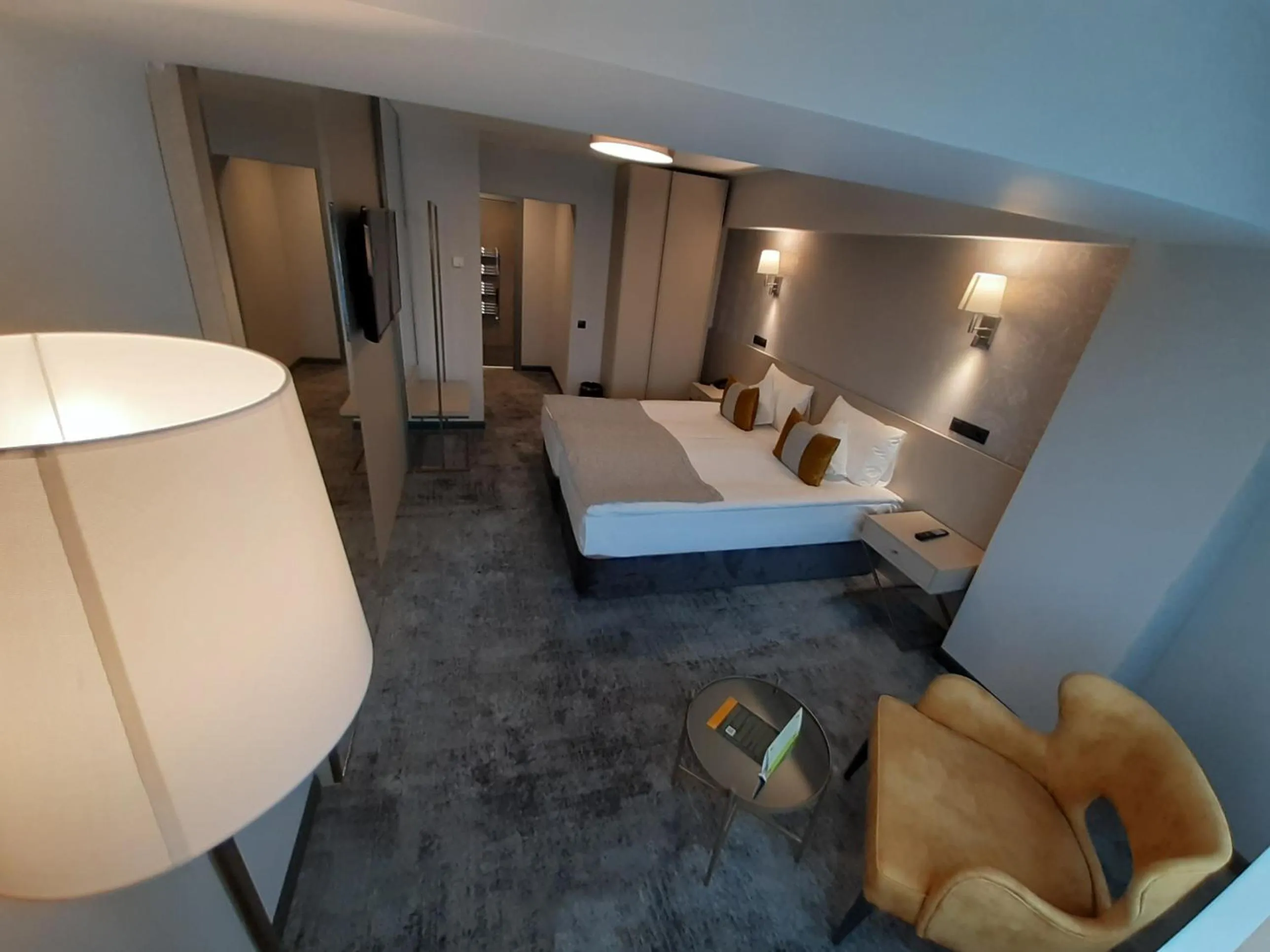 Bed in Hotel Univers