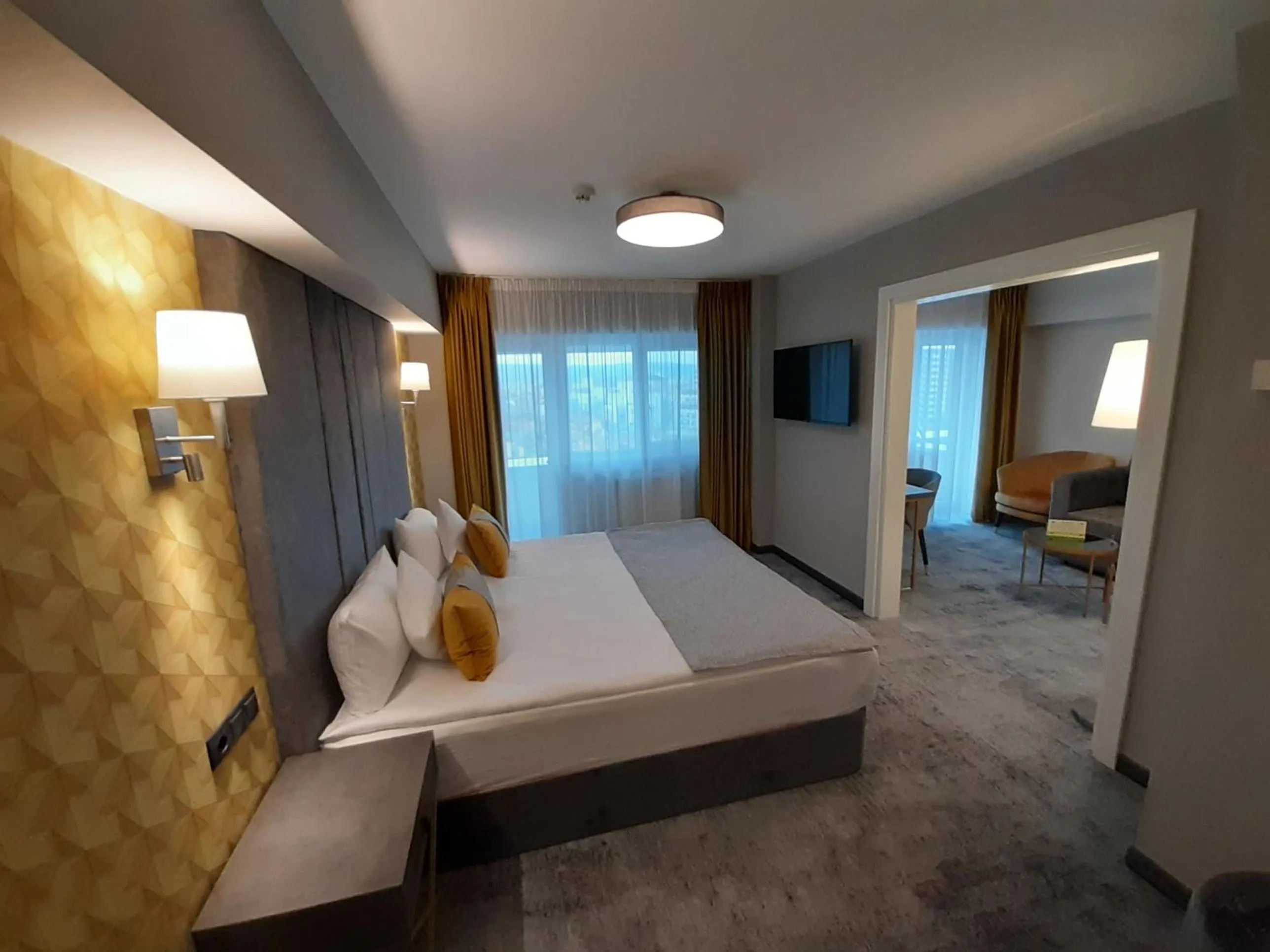 Bed in Hotel Univers