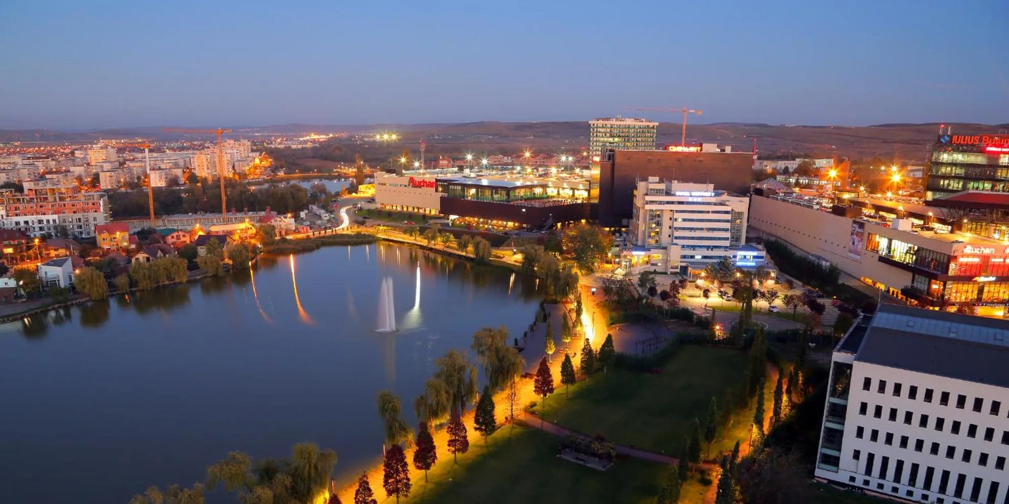 Lake view in Hotel Univers