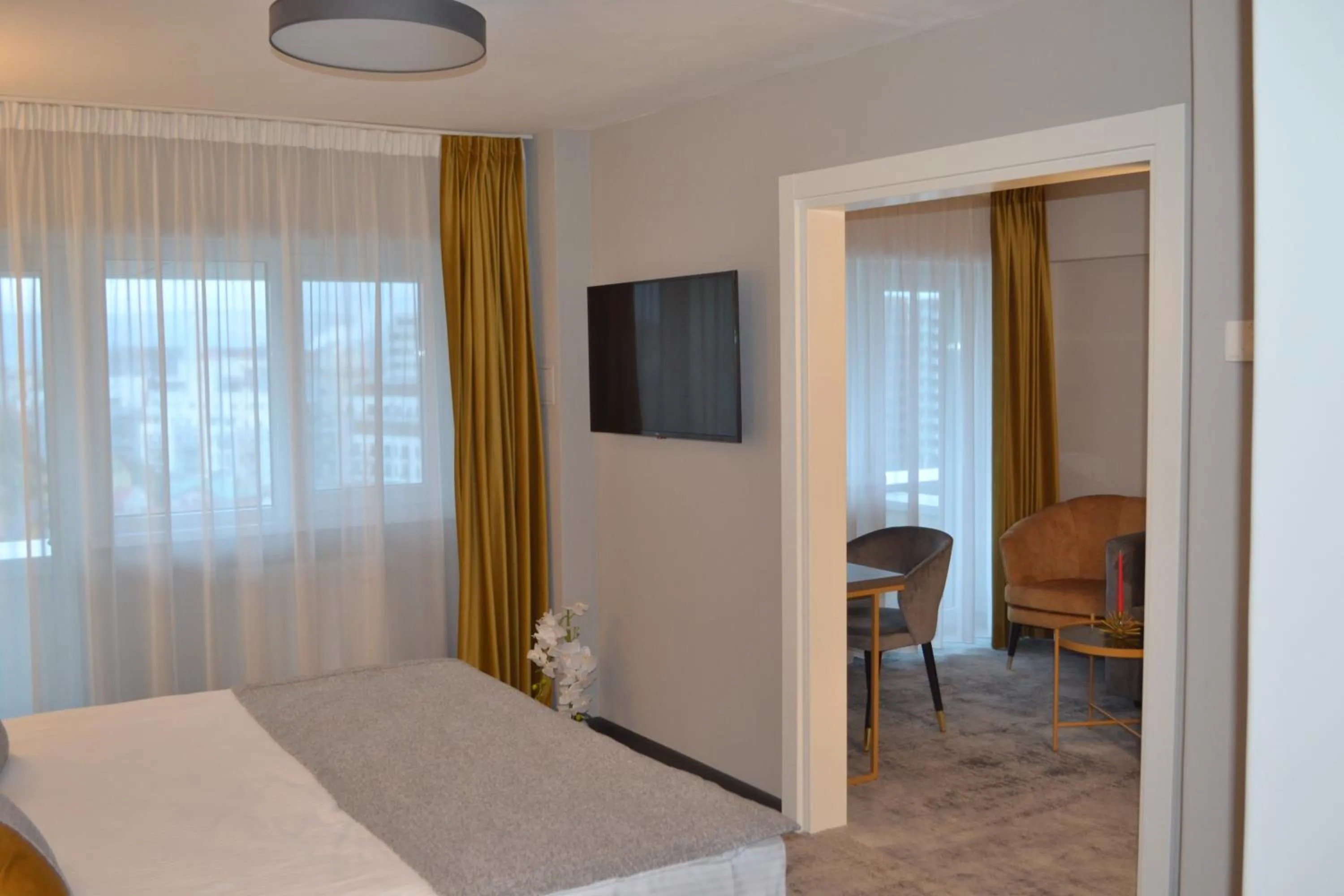 Bed in Hotel Univers