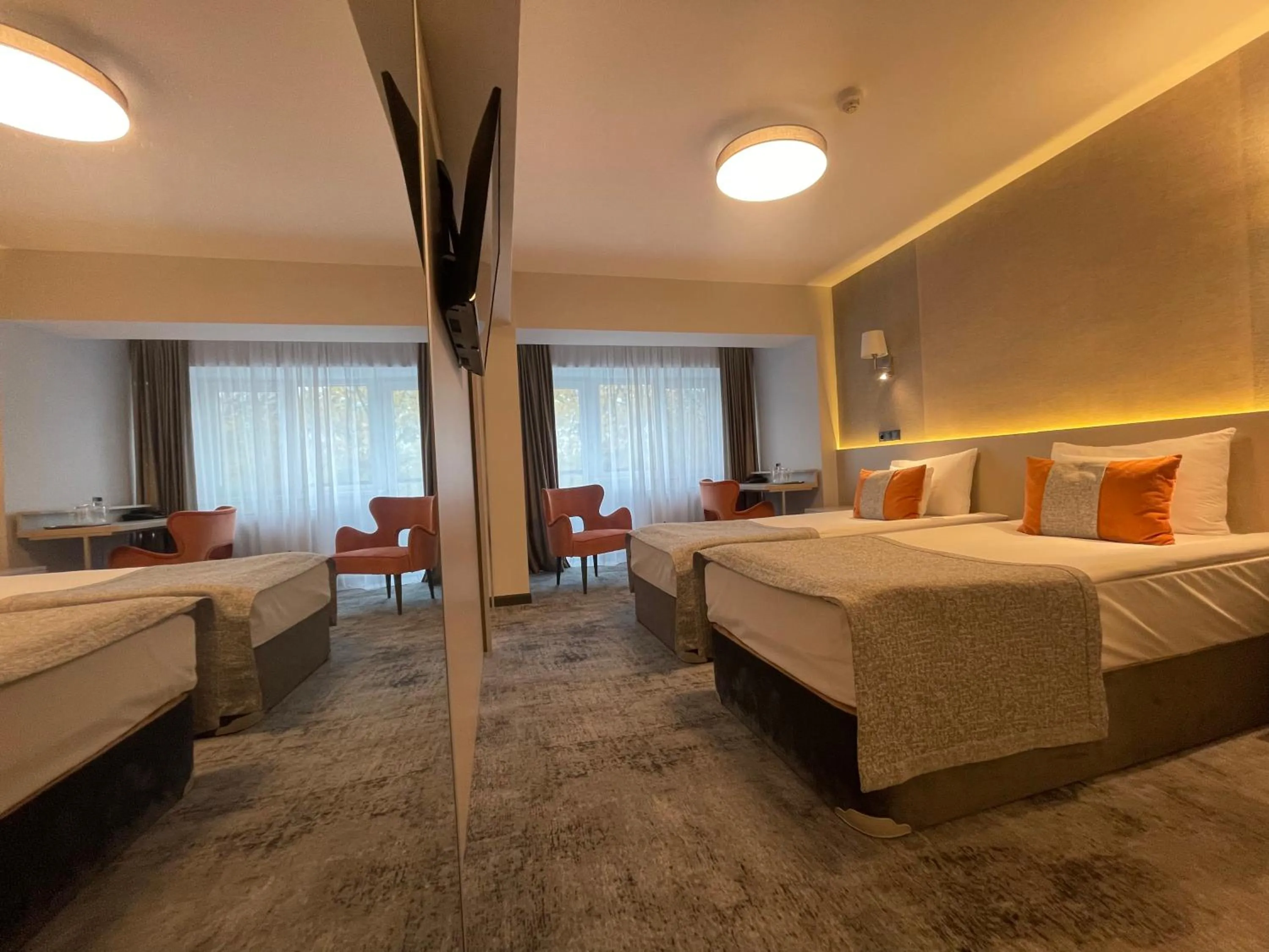 Bed in Hotel Univers