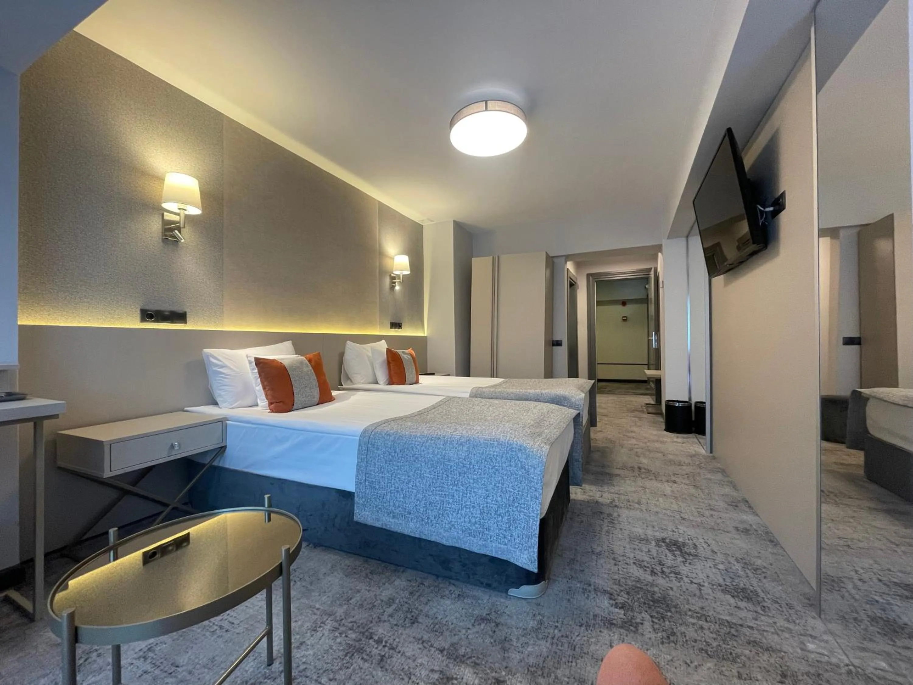 Bed in Hotel Univers