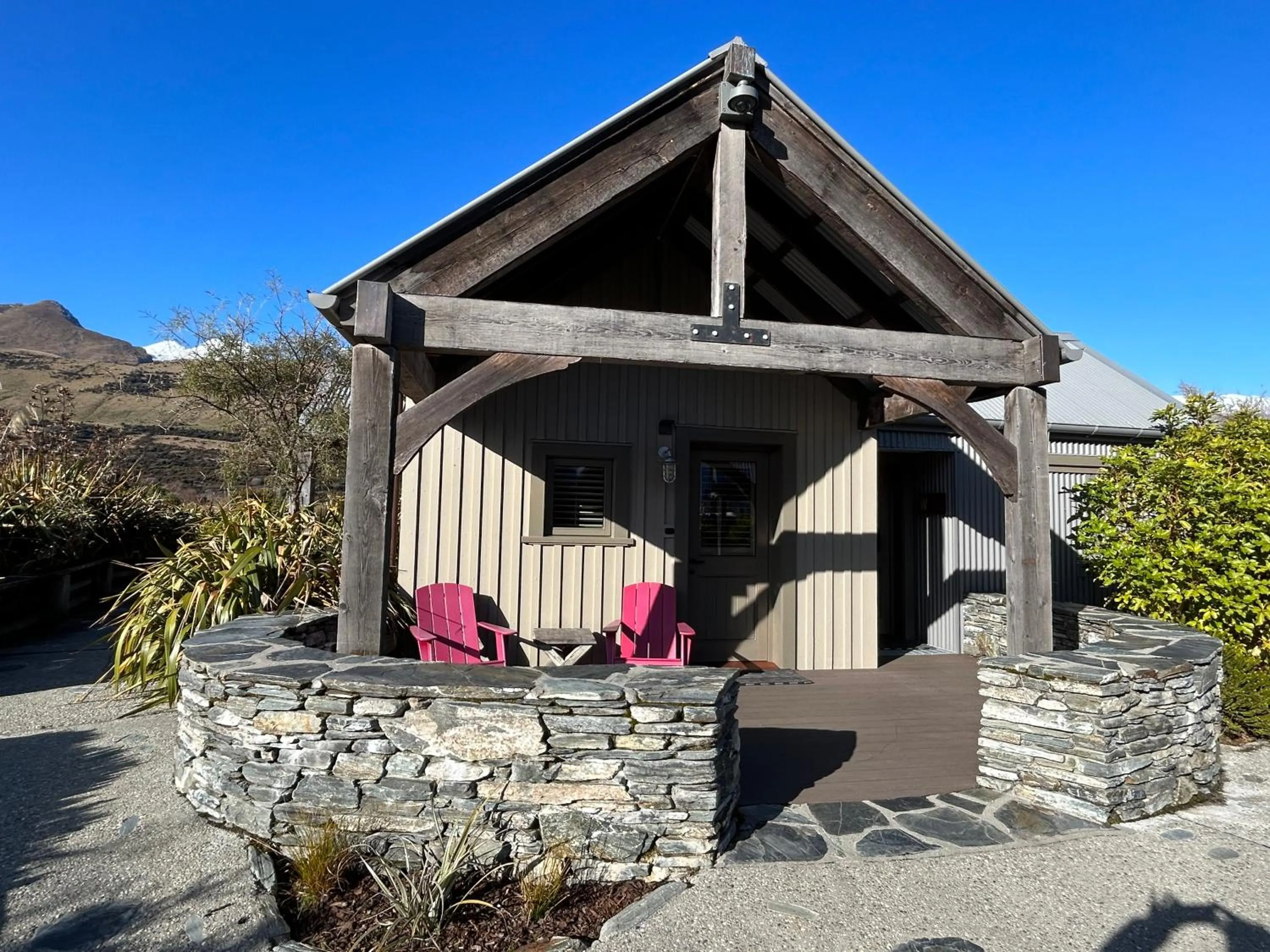 Bedroom in Headwaters Glenorchy Eco Lodge