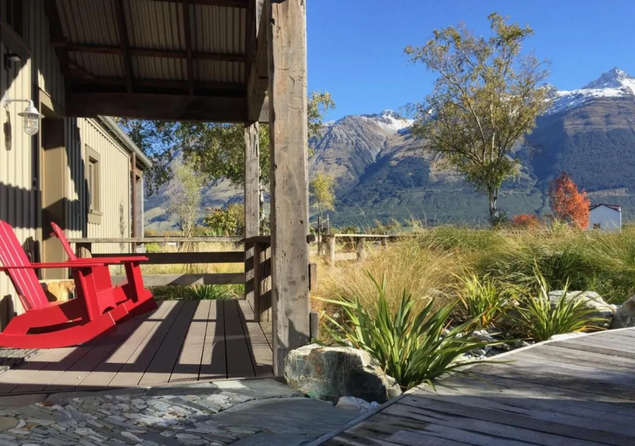 Garden in Headwaters Glenorchy Eco Lodge