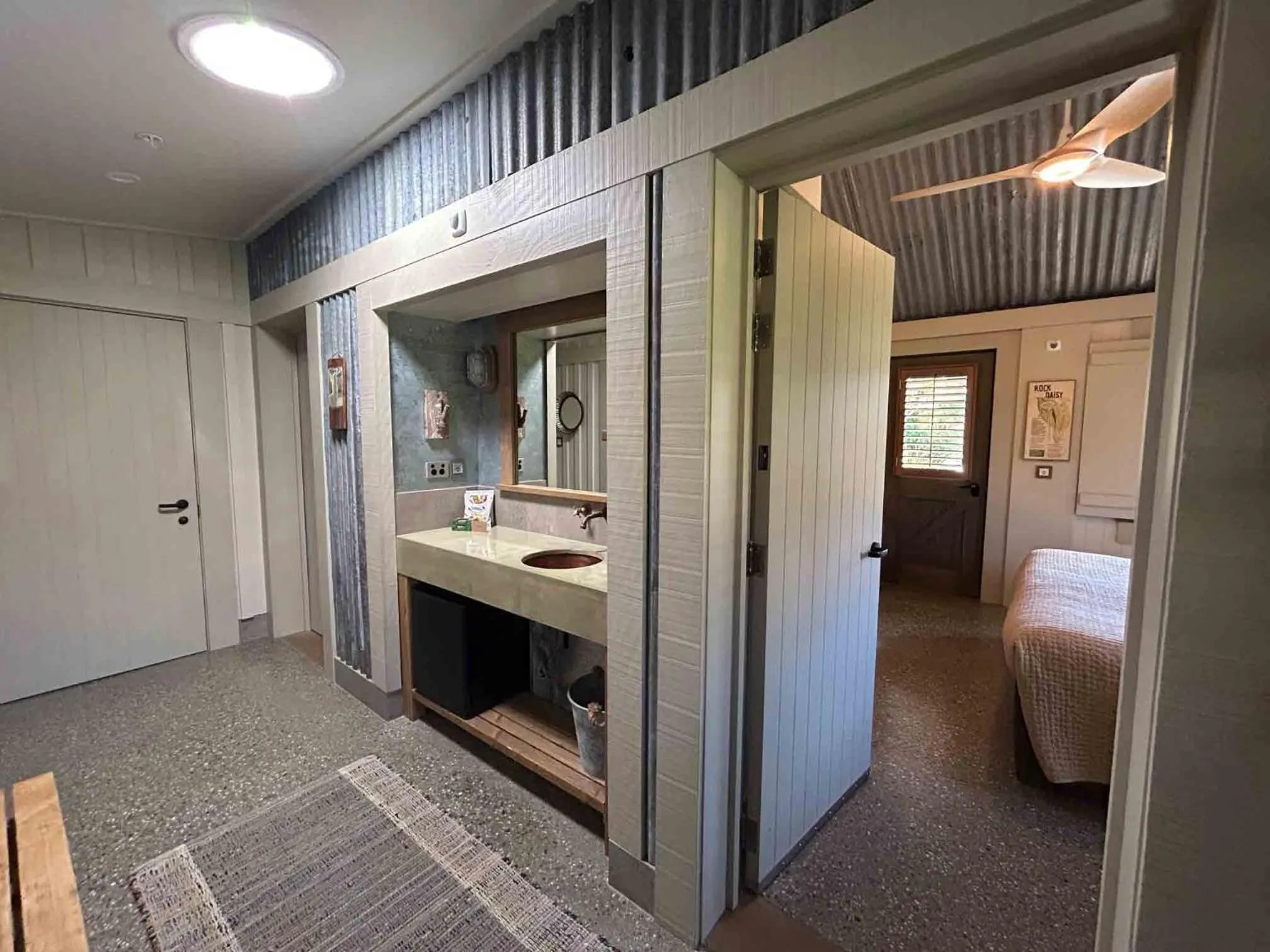 Bed in Headwaters Glenorchy Eco Lodge