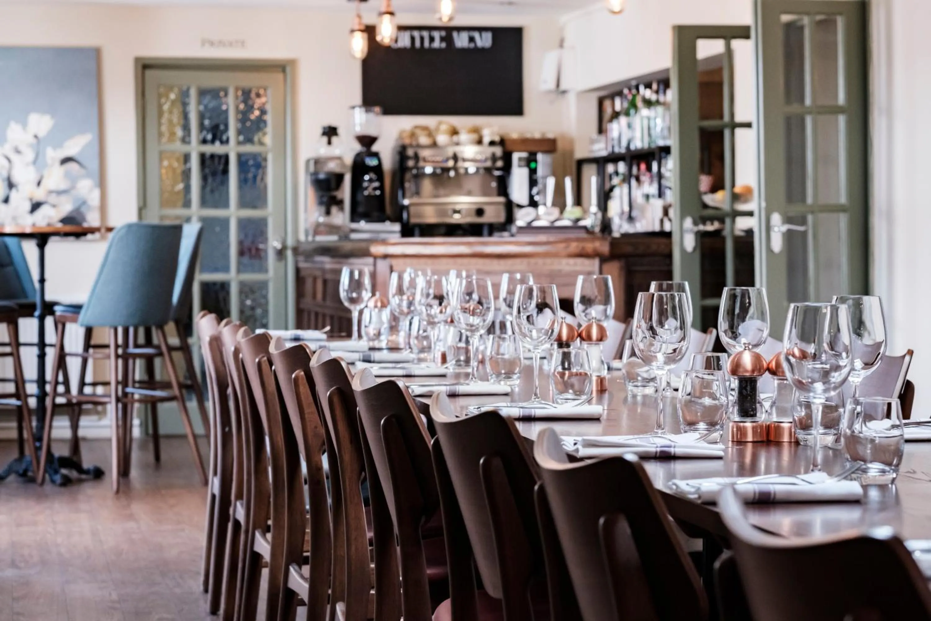 Dining area in The Bower Inn