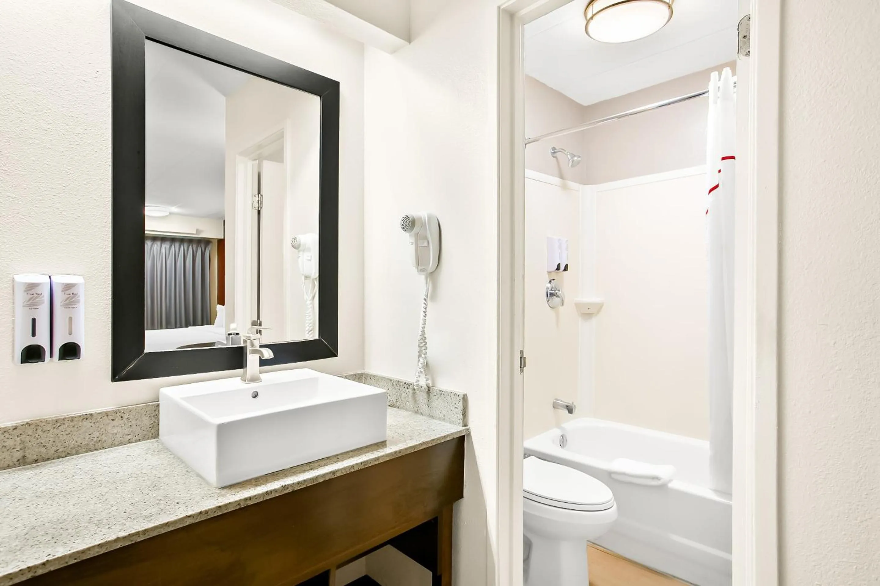 Bathroom in Red Roof Inn PLUS+ Baltimore-Washington DC/BWI Airport