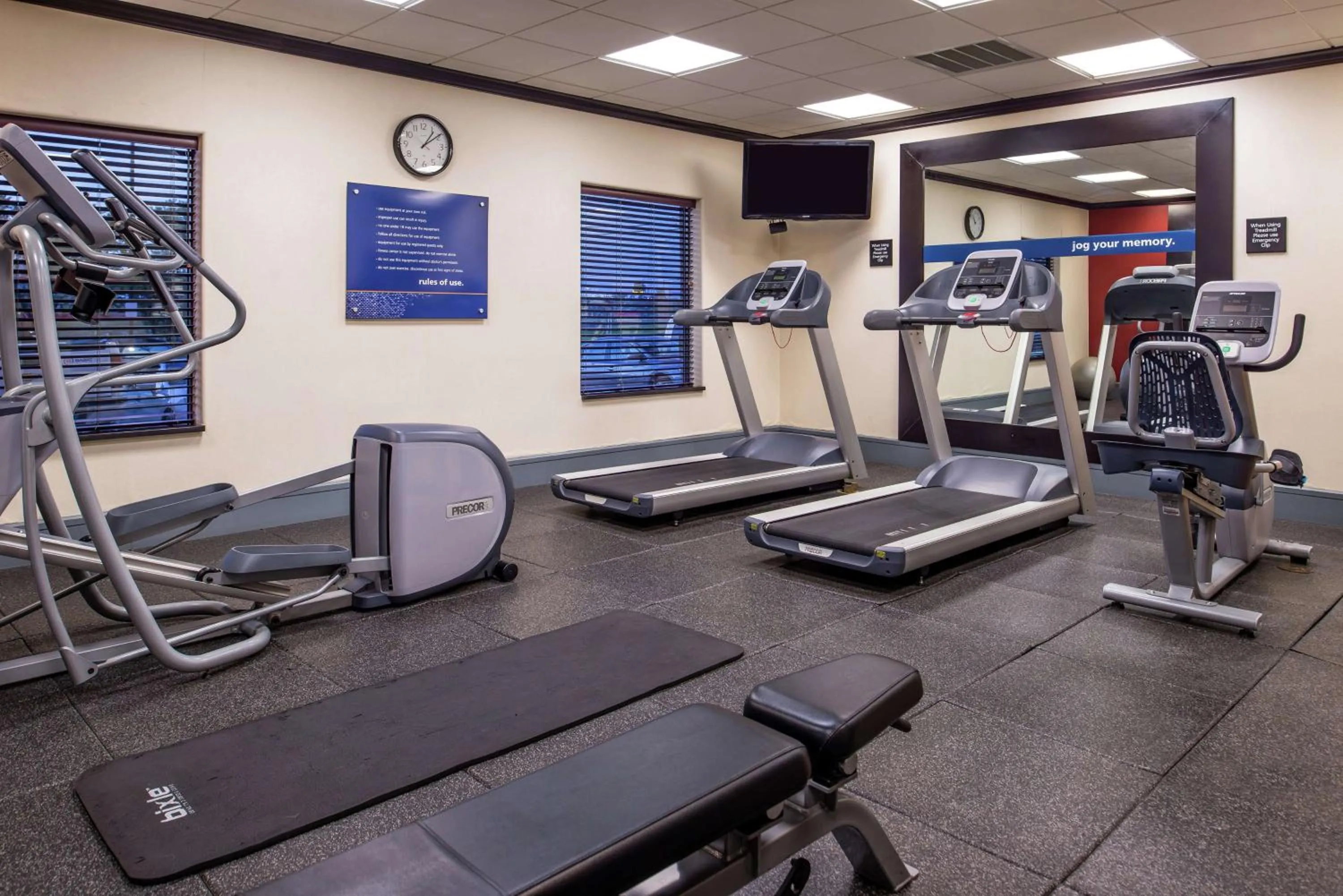 Fitness centre/facilities in Hampton Inn & Suites Big Spring