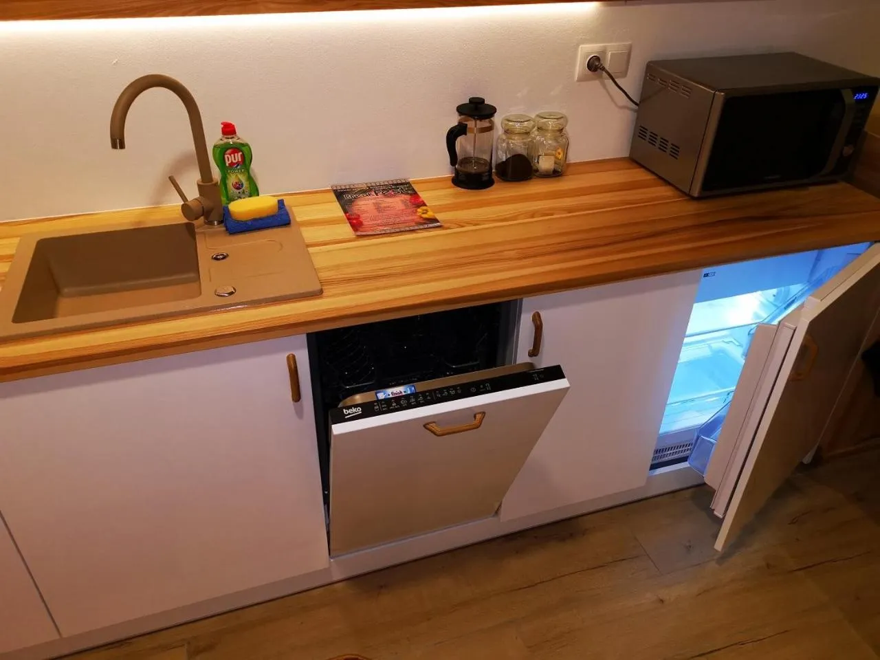 Kitchen or kitchenette in Toporowe Domki w Chochołowskiej