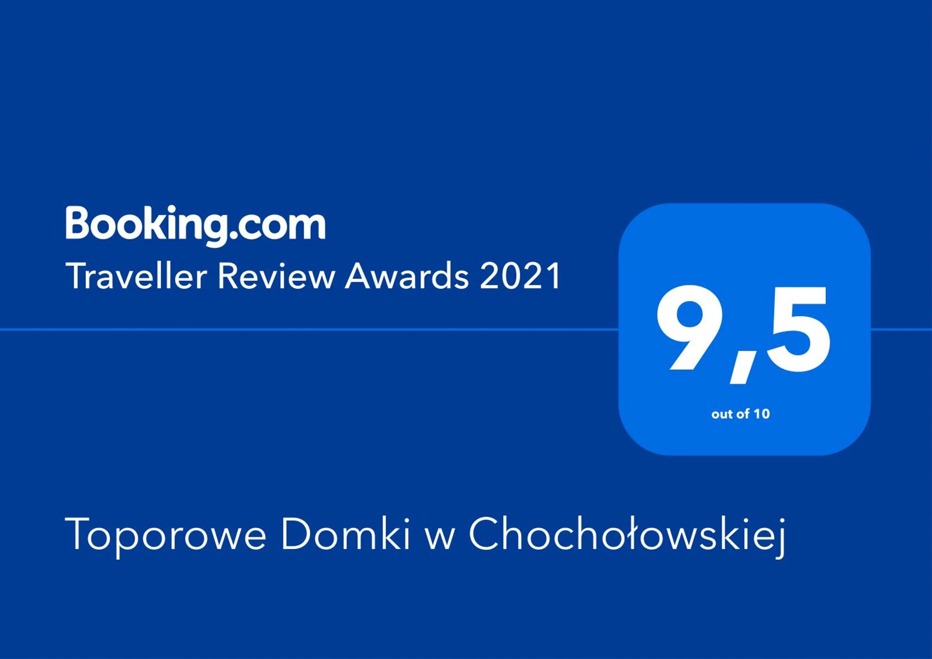 Logo/Certificate/Sign in Toporowe Domki w Chochołowskiej