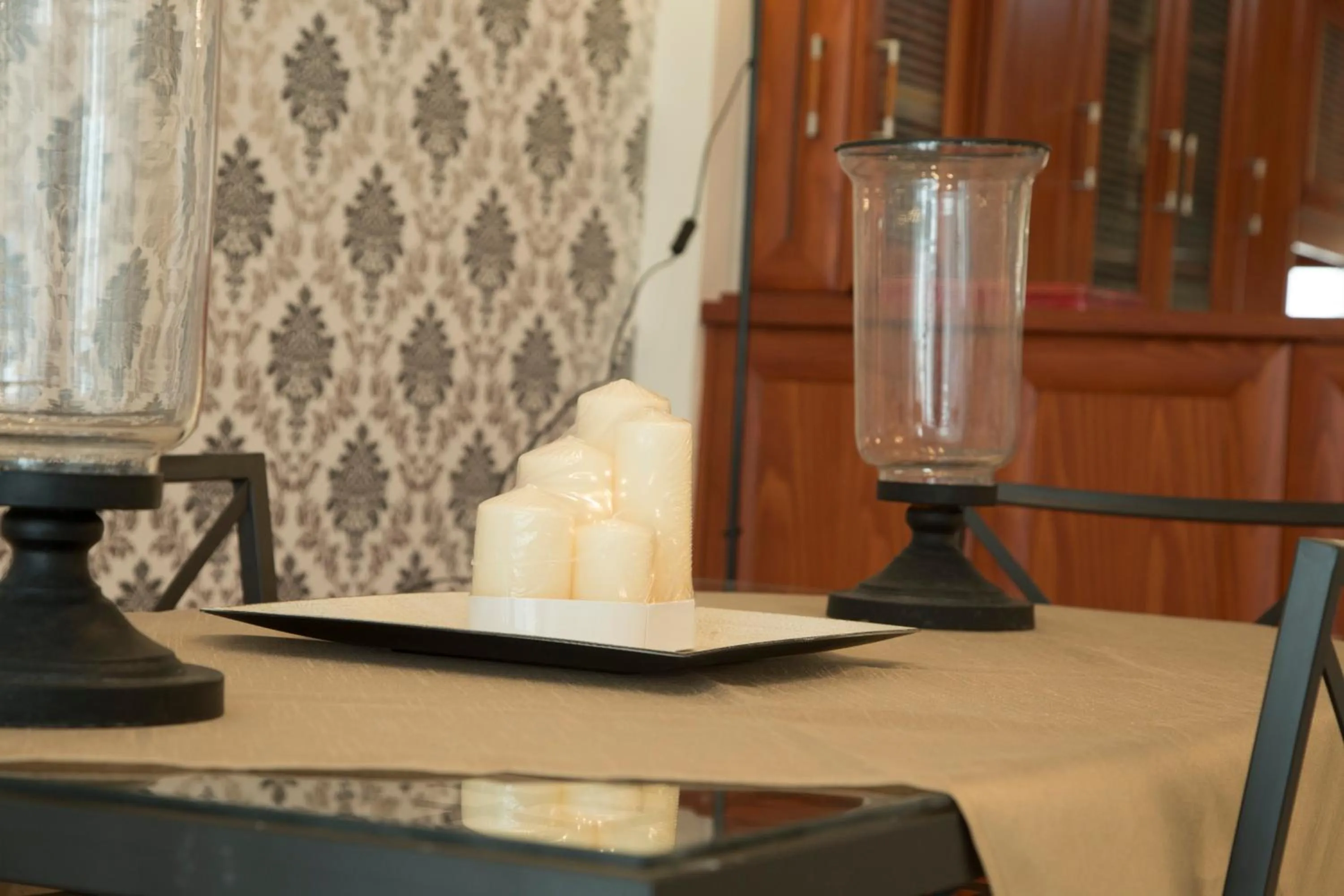 Decorative detail in Luxury City Center Apartment