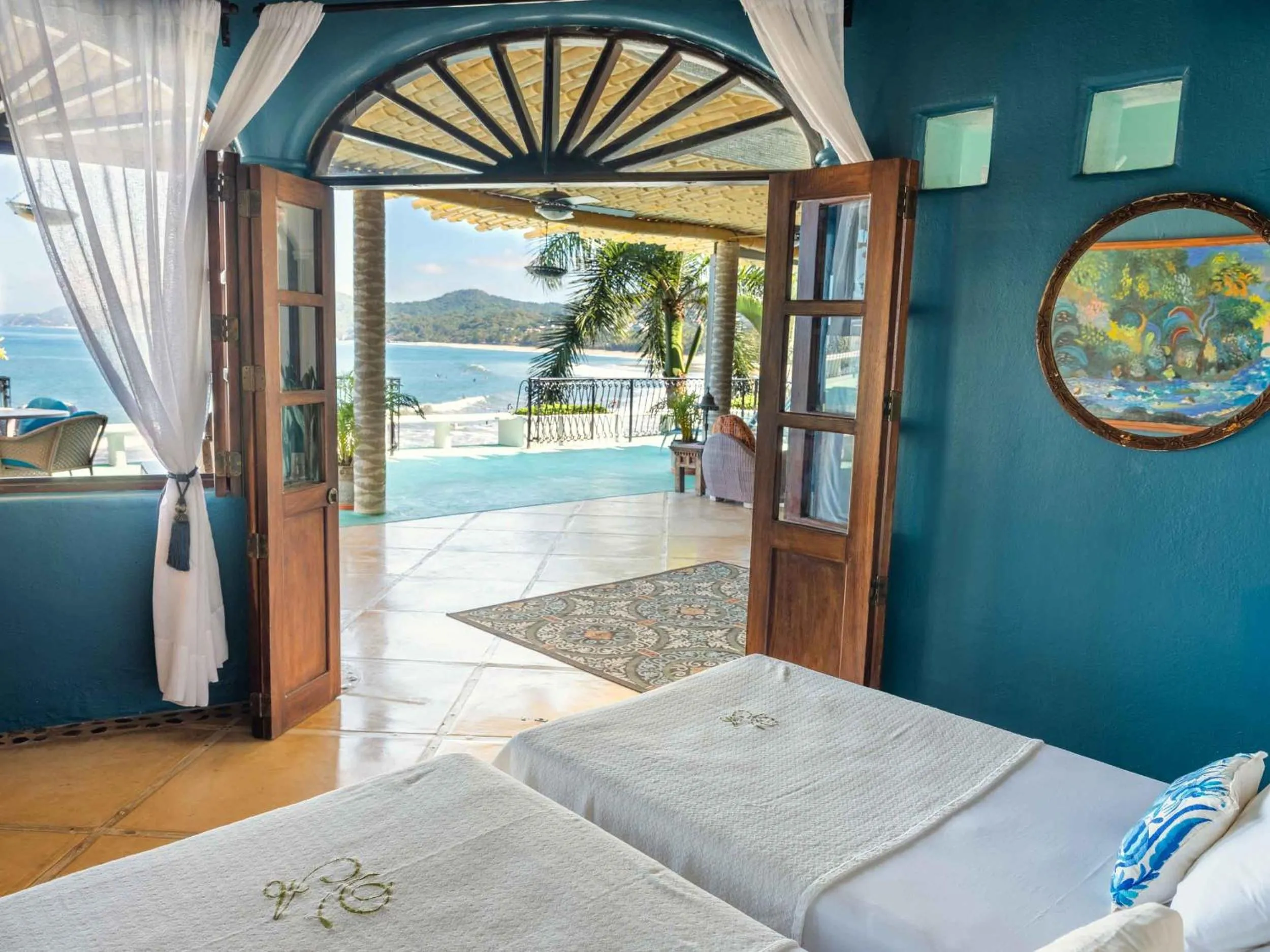 Bed in Villa Amor
