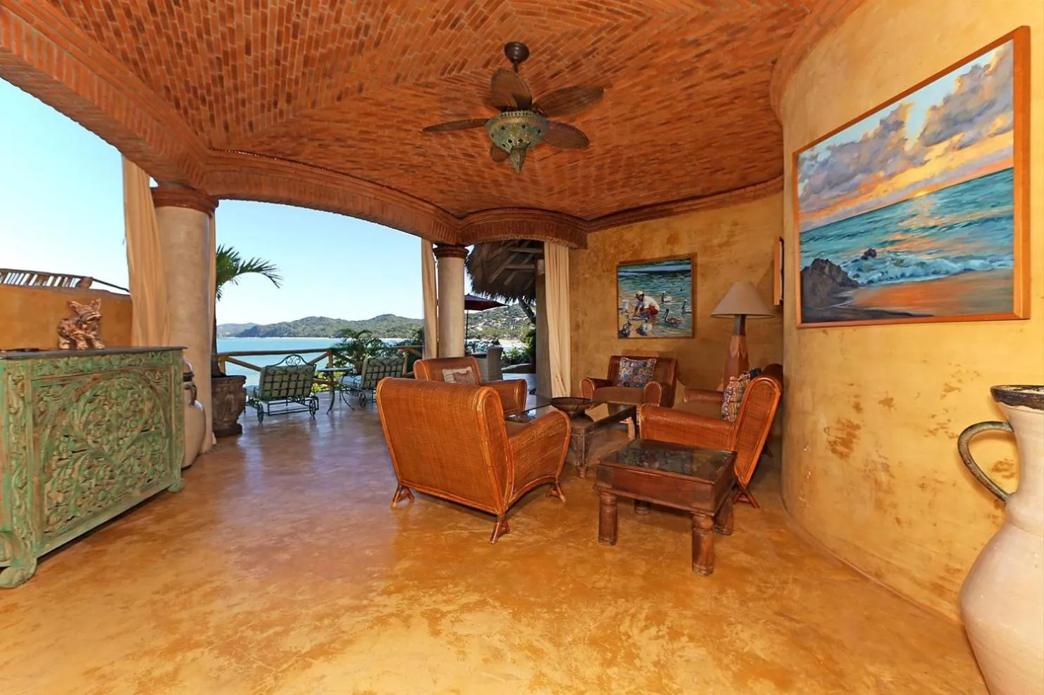 Living room in Villa Amor